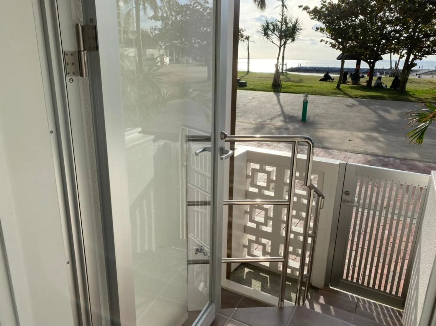 Decorative detail in Sunset Beach Hotel