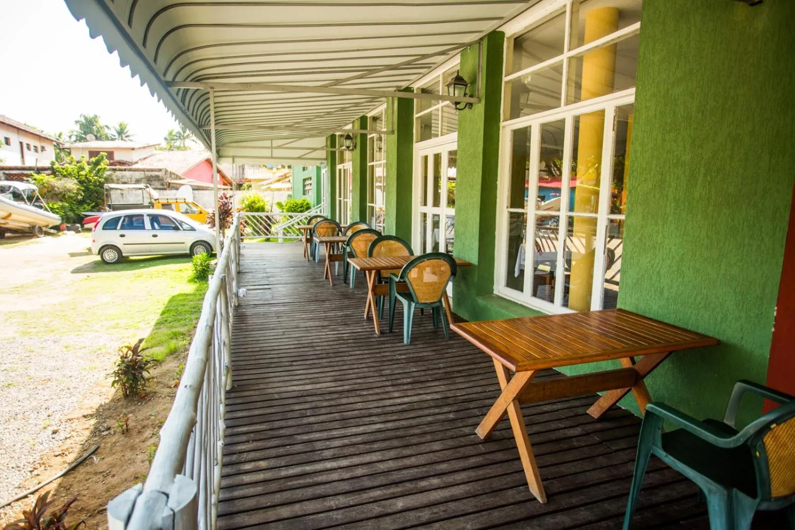 Patio in Hotel Pelicano