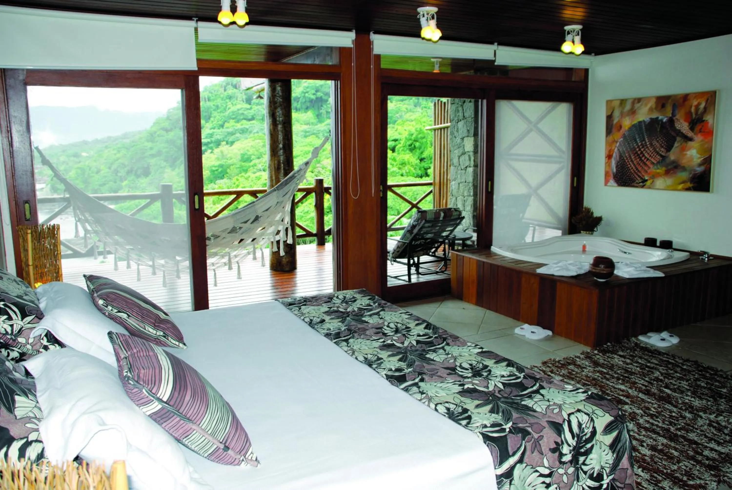 Bed in Pousada Singuitta - Ilhabela
