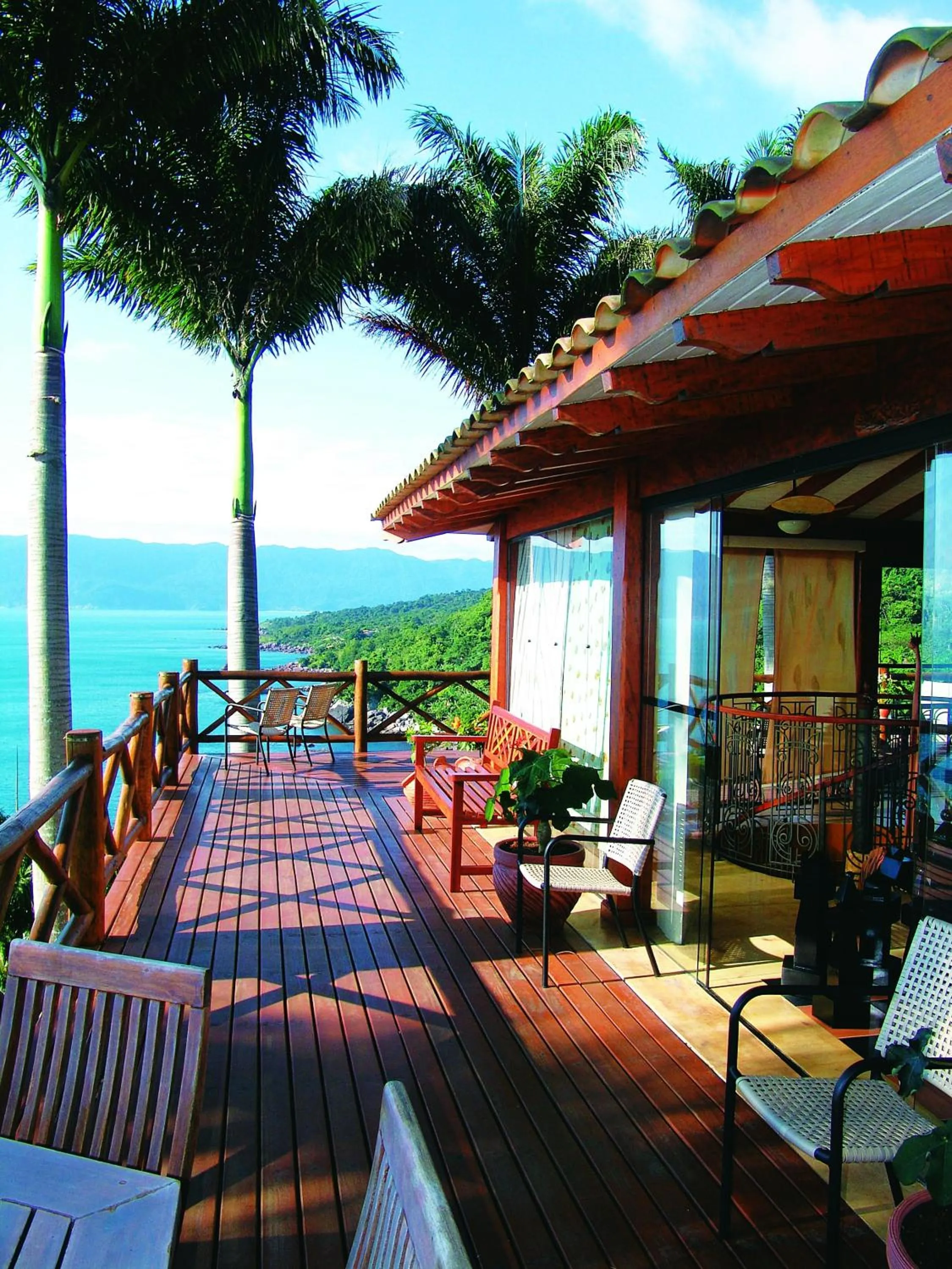 Balcony/Terrace in Pousada Singuitta - Ilhabela