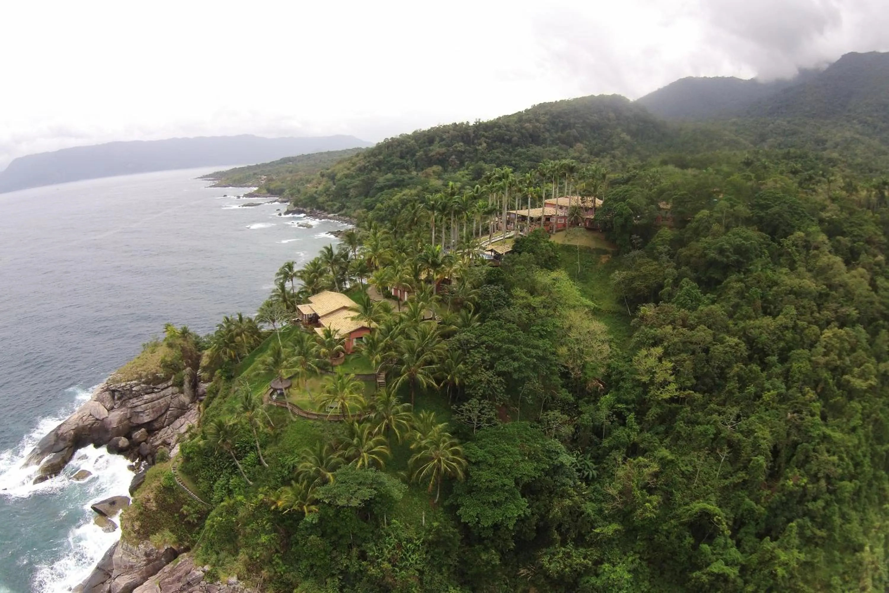 Bird's eye view in Pousada Singuitta - Ilhabela