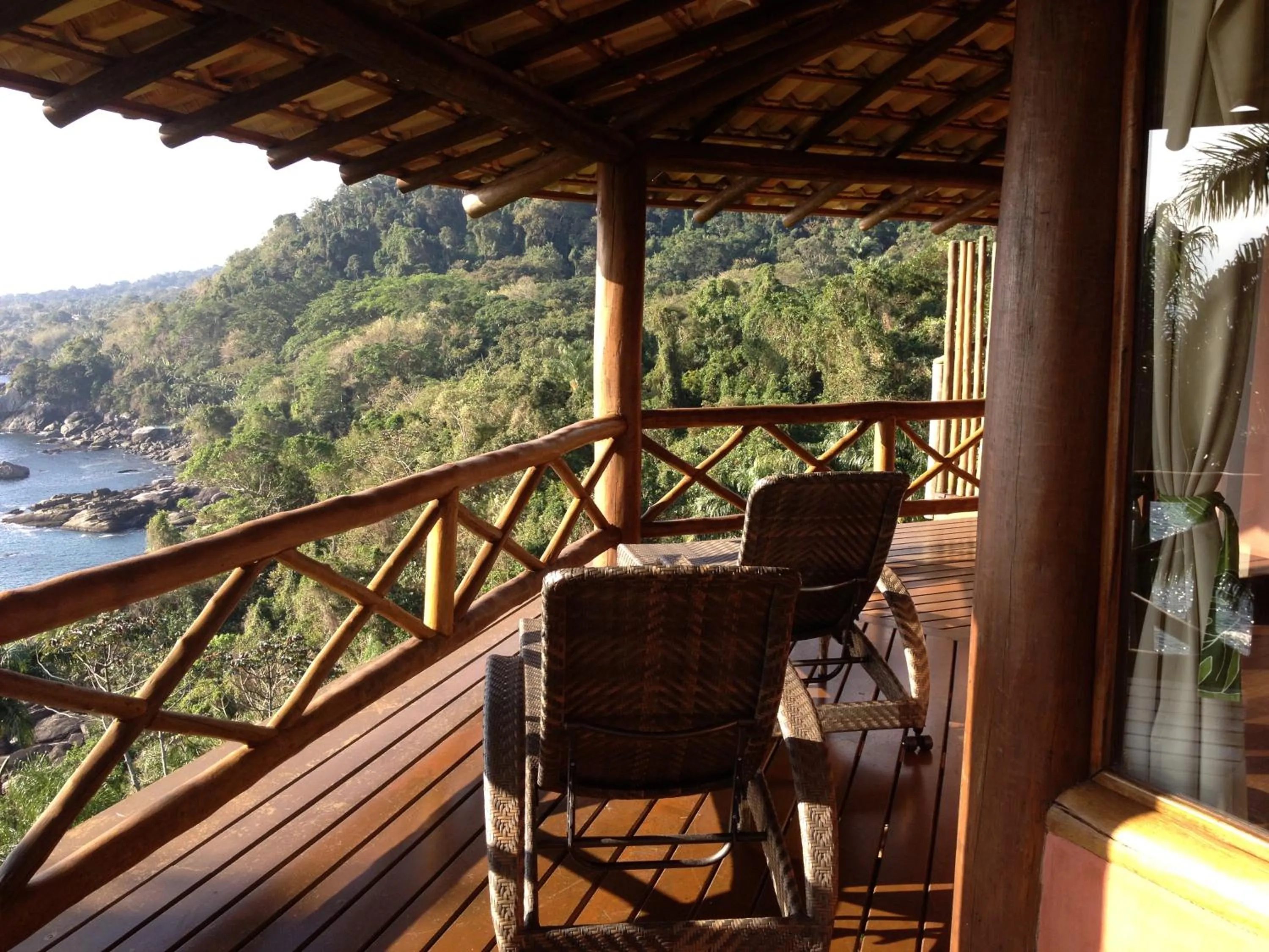 Balcony/Terrace in Pousada Singuitta - Ilhabela