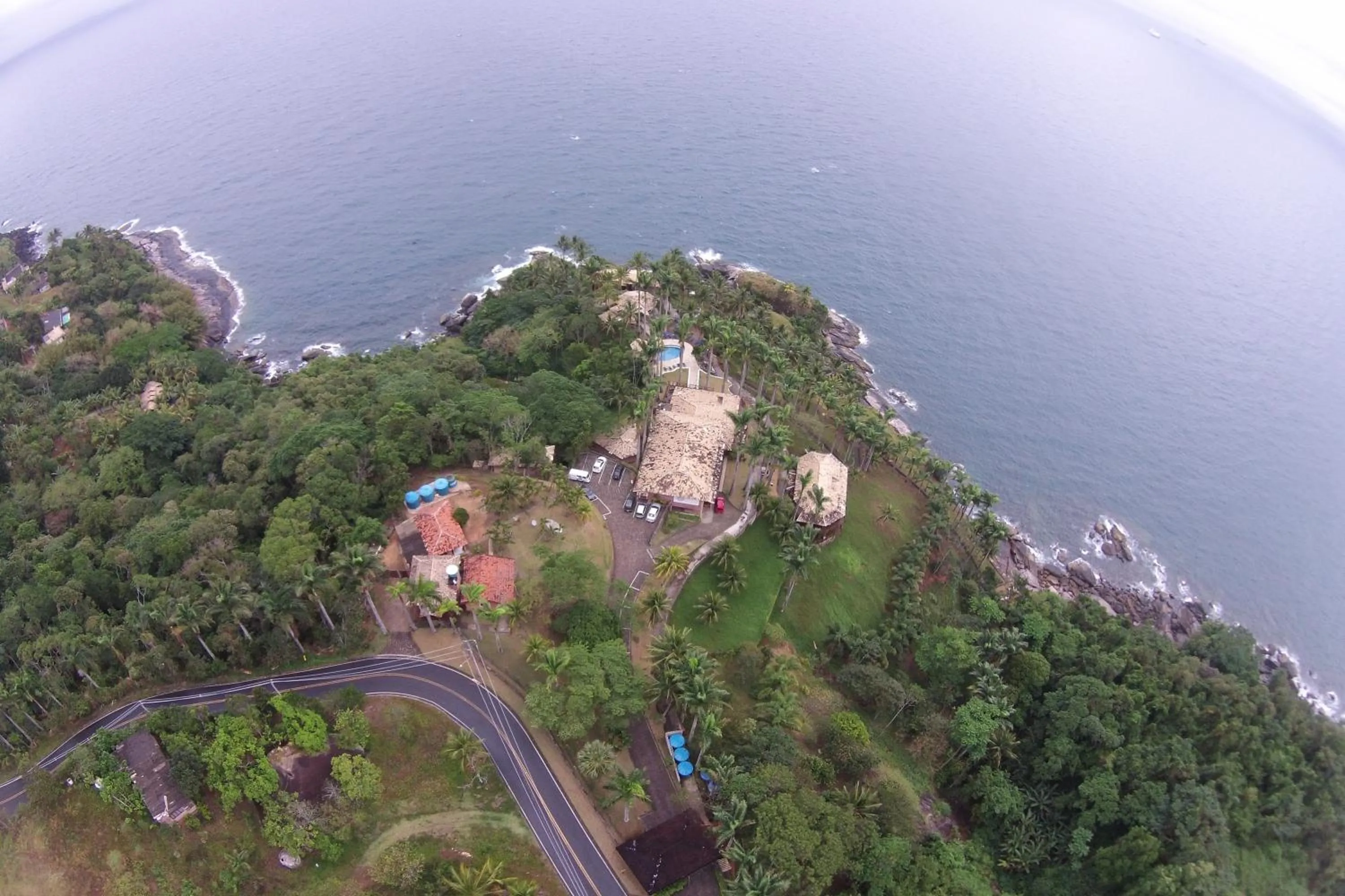 Bird's eye view in Pousada Singuitta - Ilhabela