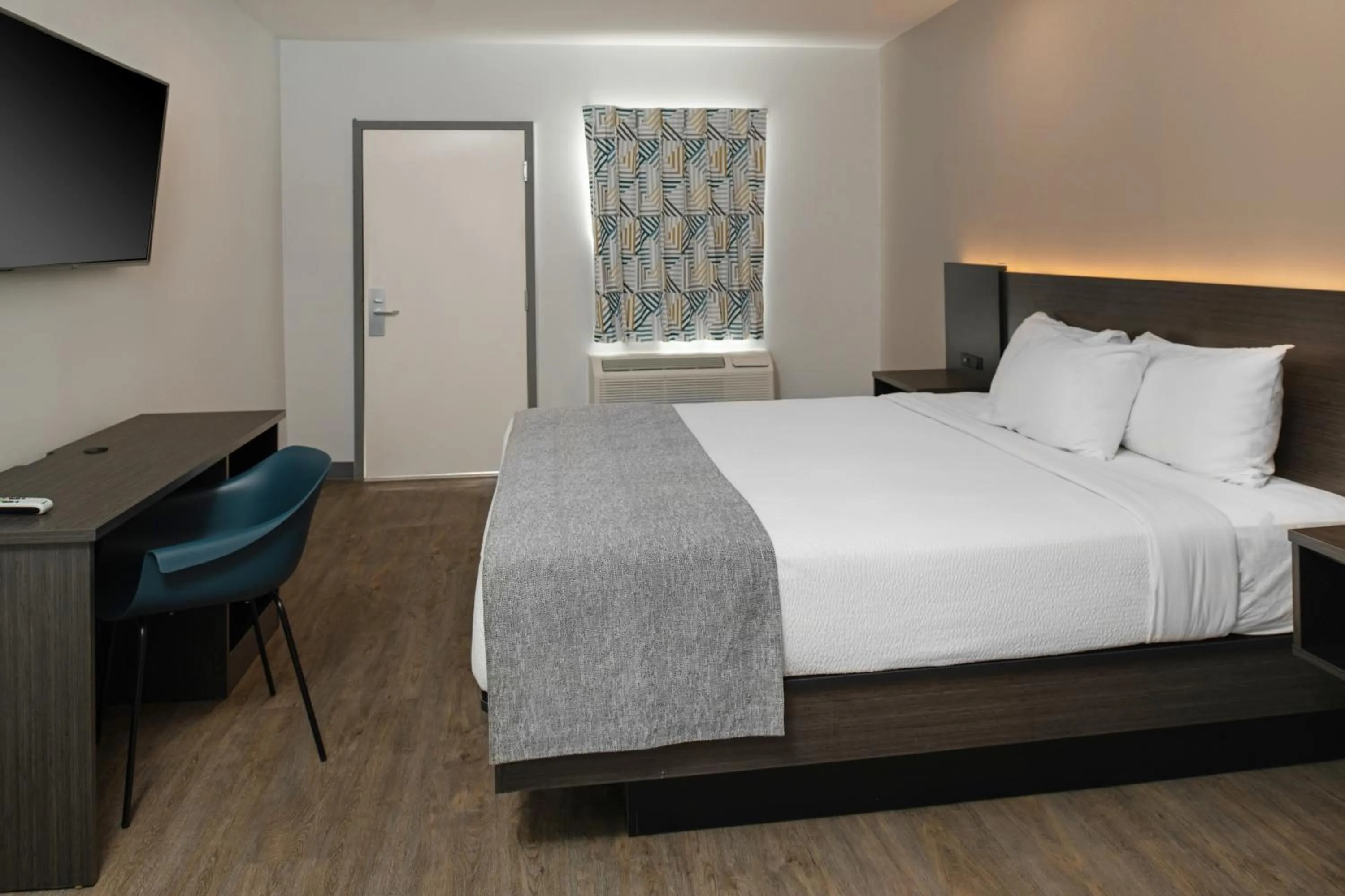 Bed in Route 66 Motel