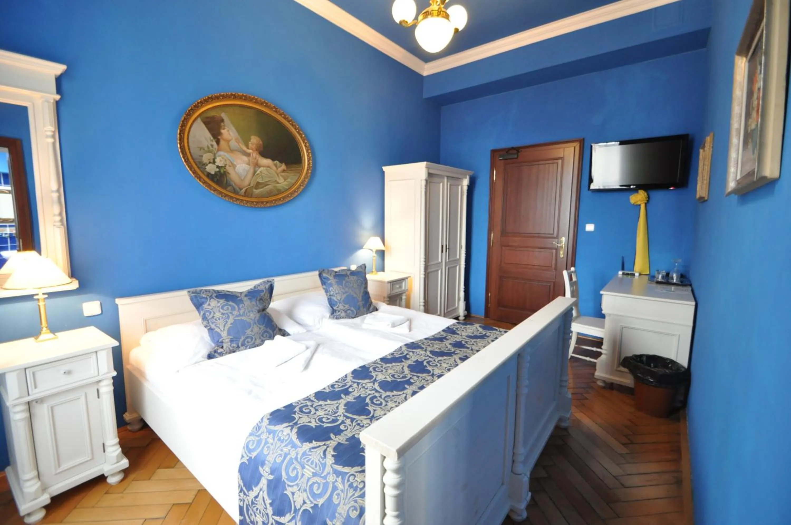 Bed in Grand Hotel Praha