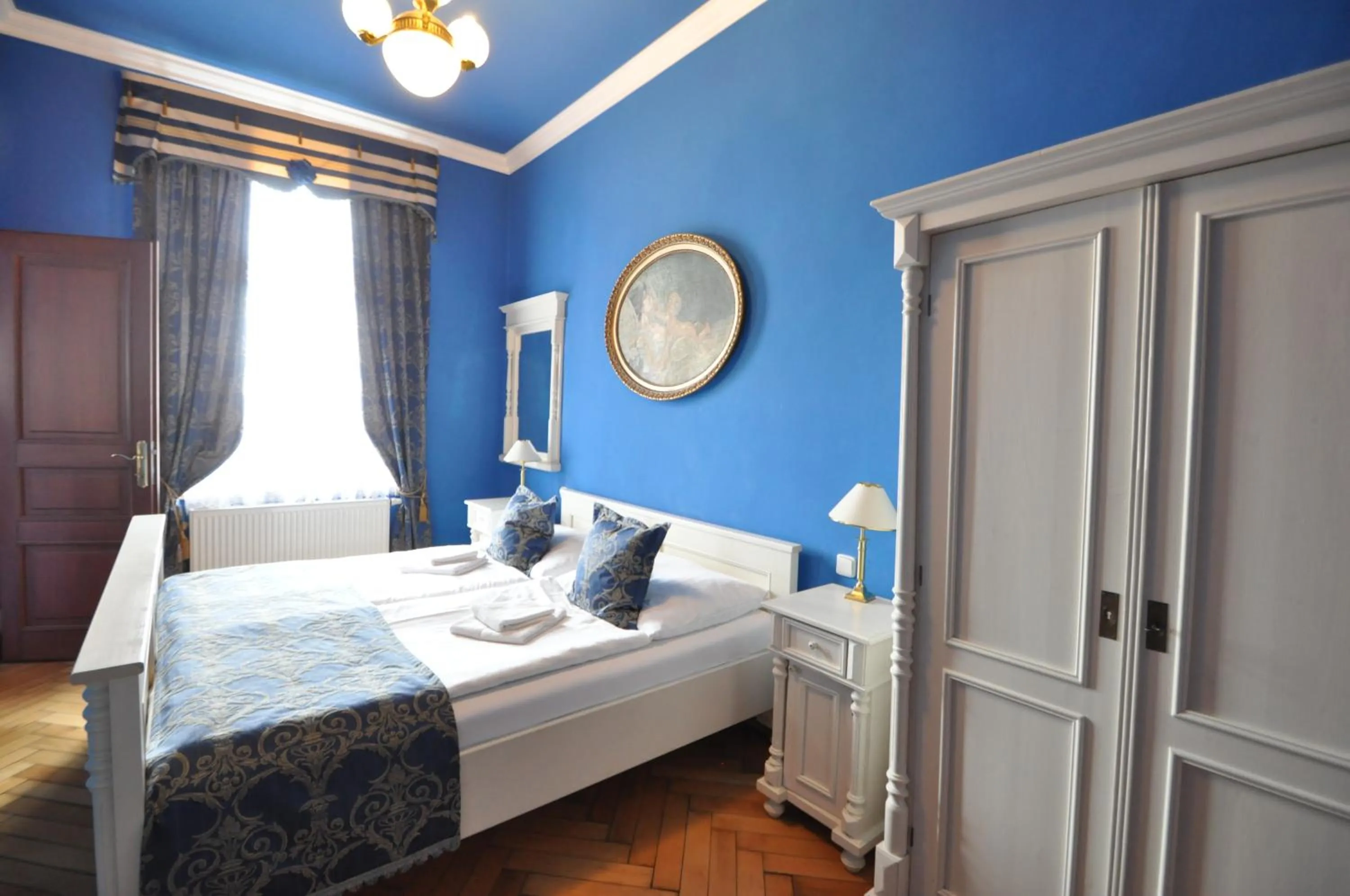 Bed in Grand Hotel Praha