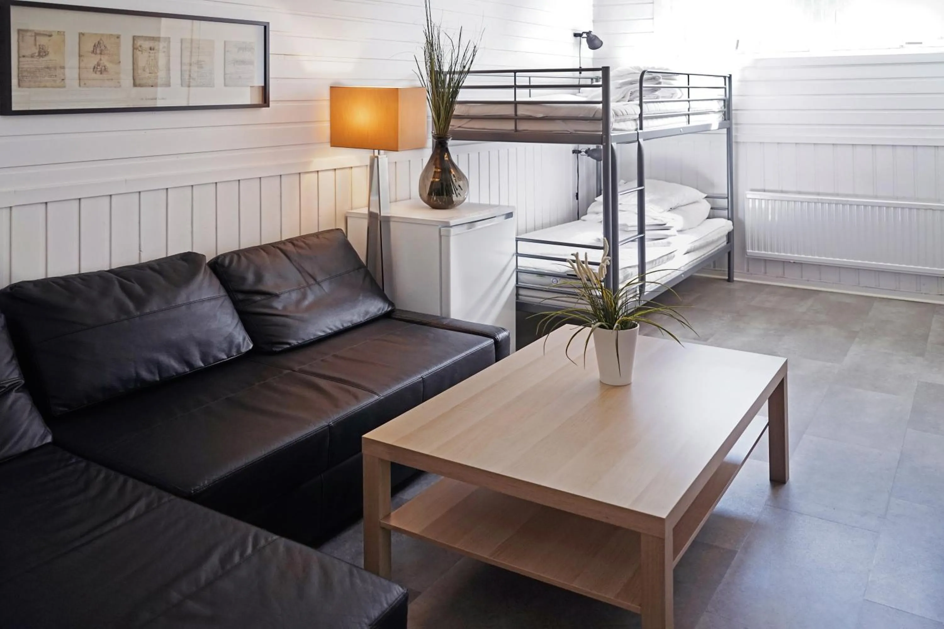 Bed in Northern Light Hotell/Camp Steinfjord