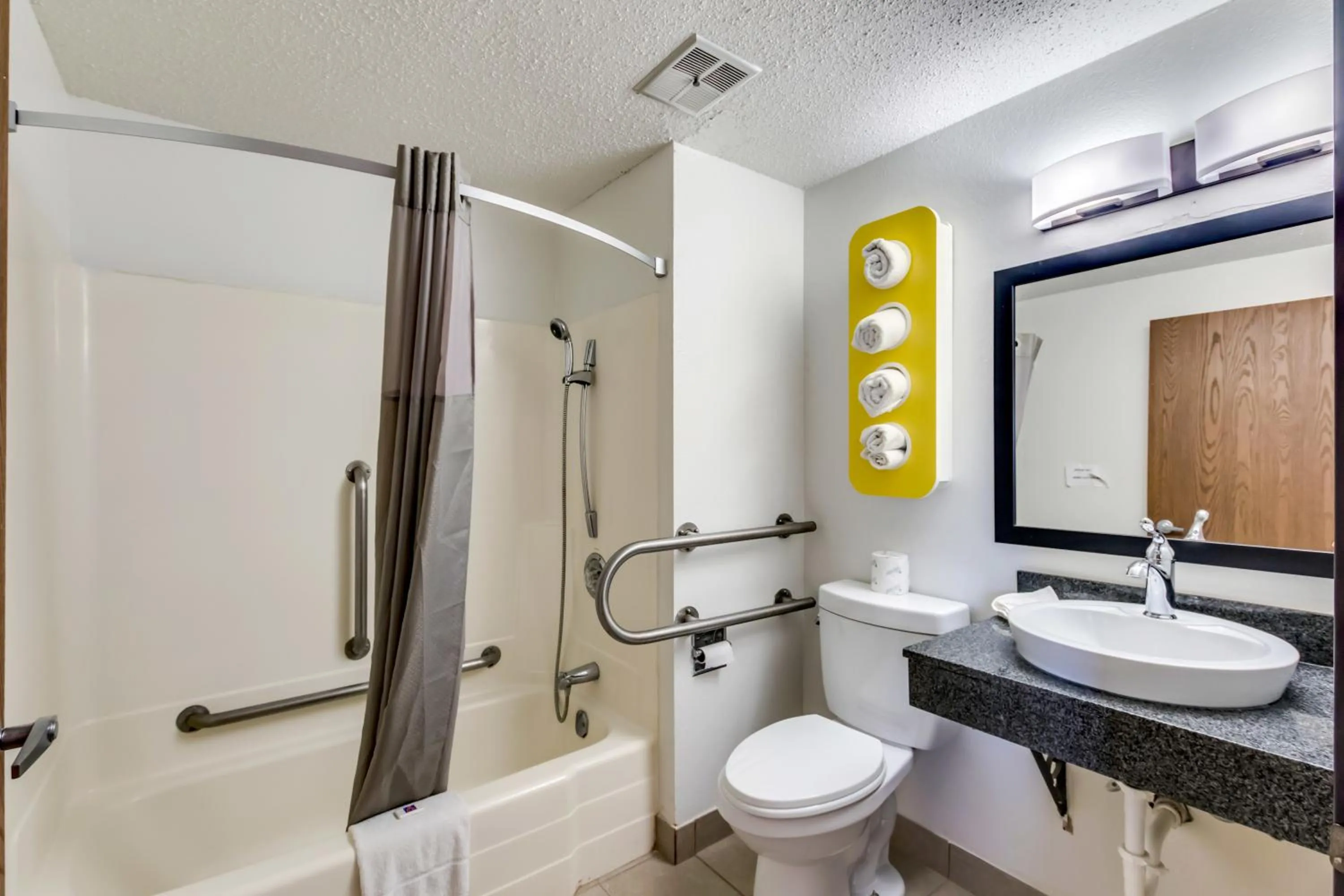 Bathroom in Motel 6-Albert Lea, MN