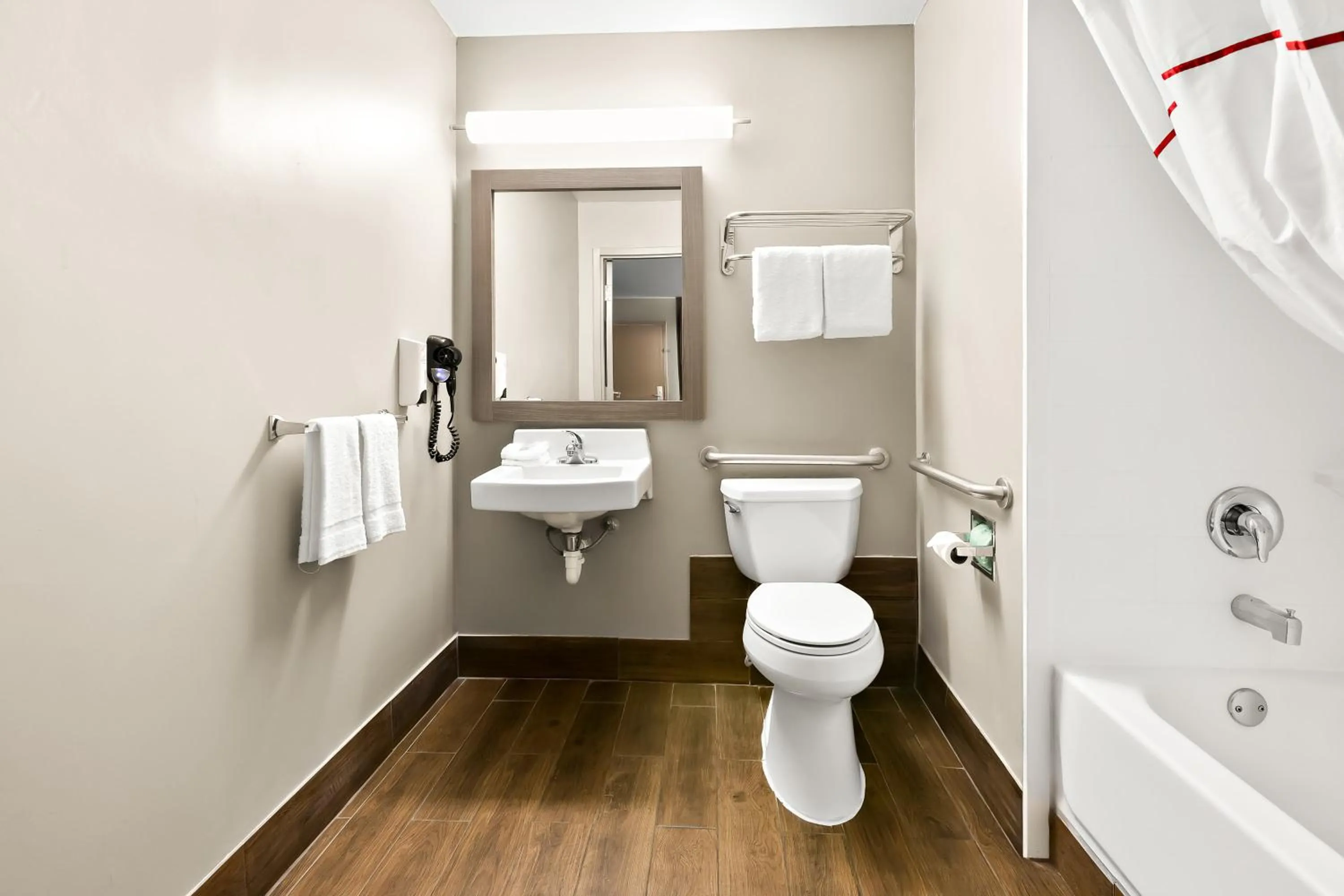 Bathroom in Red Roof Inn Rock Hill