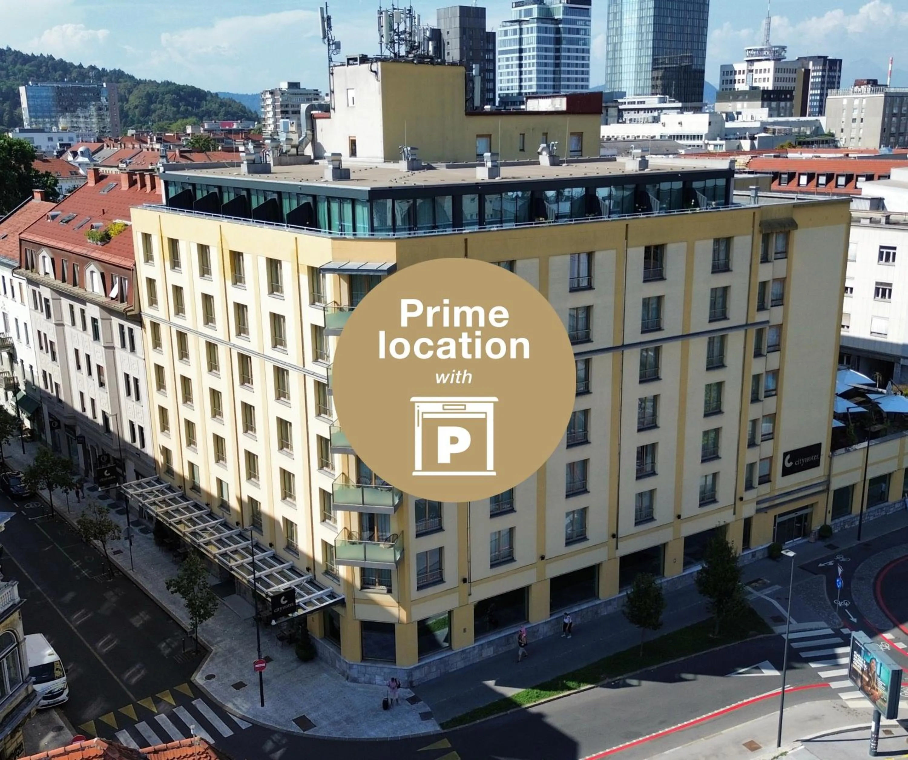 Property building in City Hotel Ljubljana