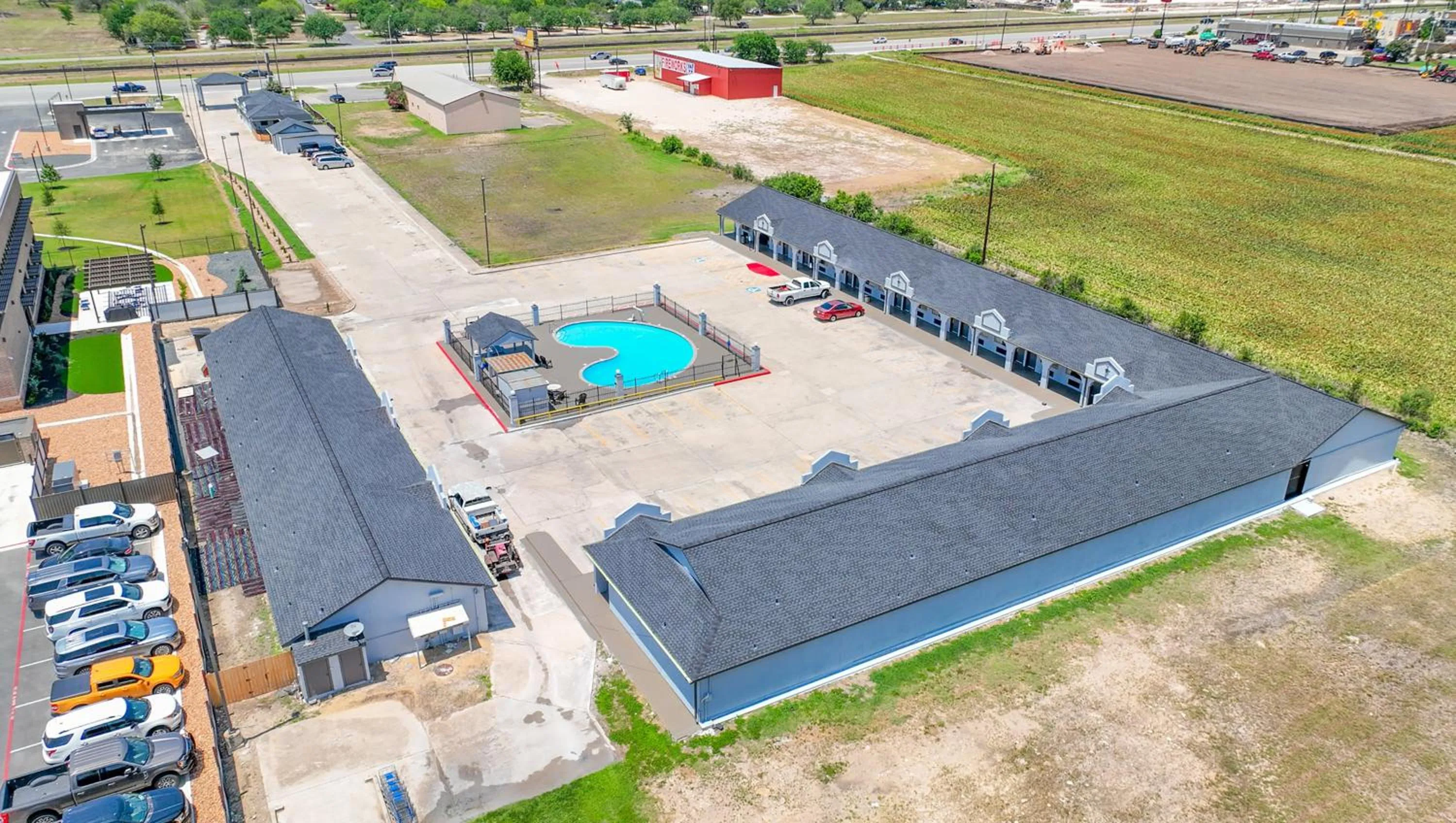 Bird's eye view in Executive Inn Hondo