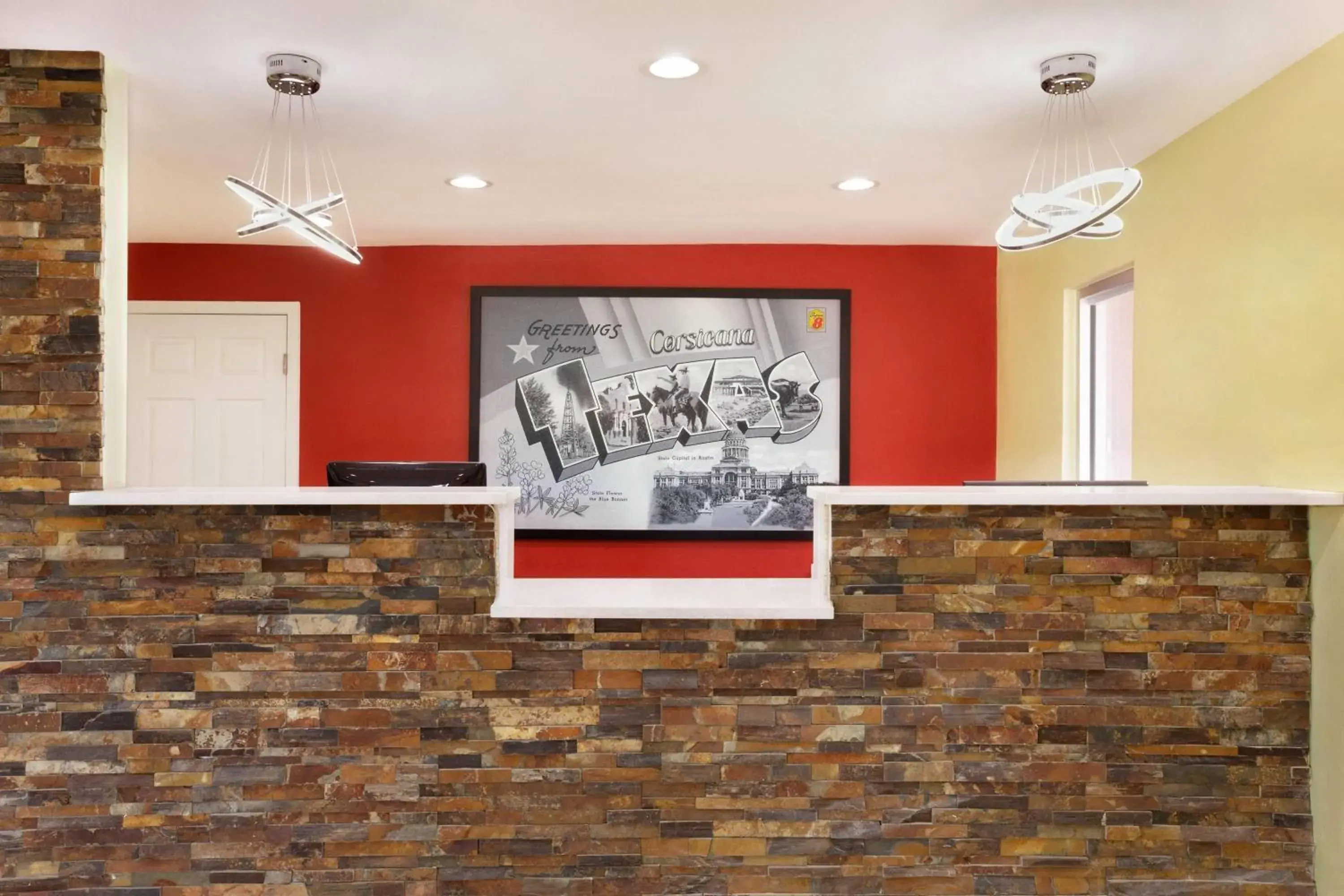 Lobby or reception in Super 8 by Wyndham Corsicana Lobby or reception in Super 8 by Wyndham Corsicana