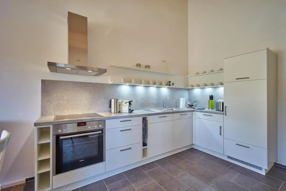Kitchen or kitchenette in Alb Appartements