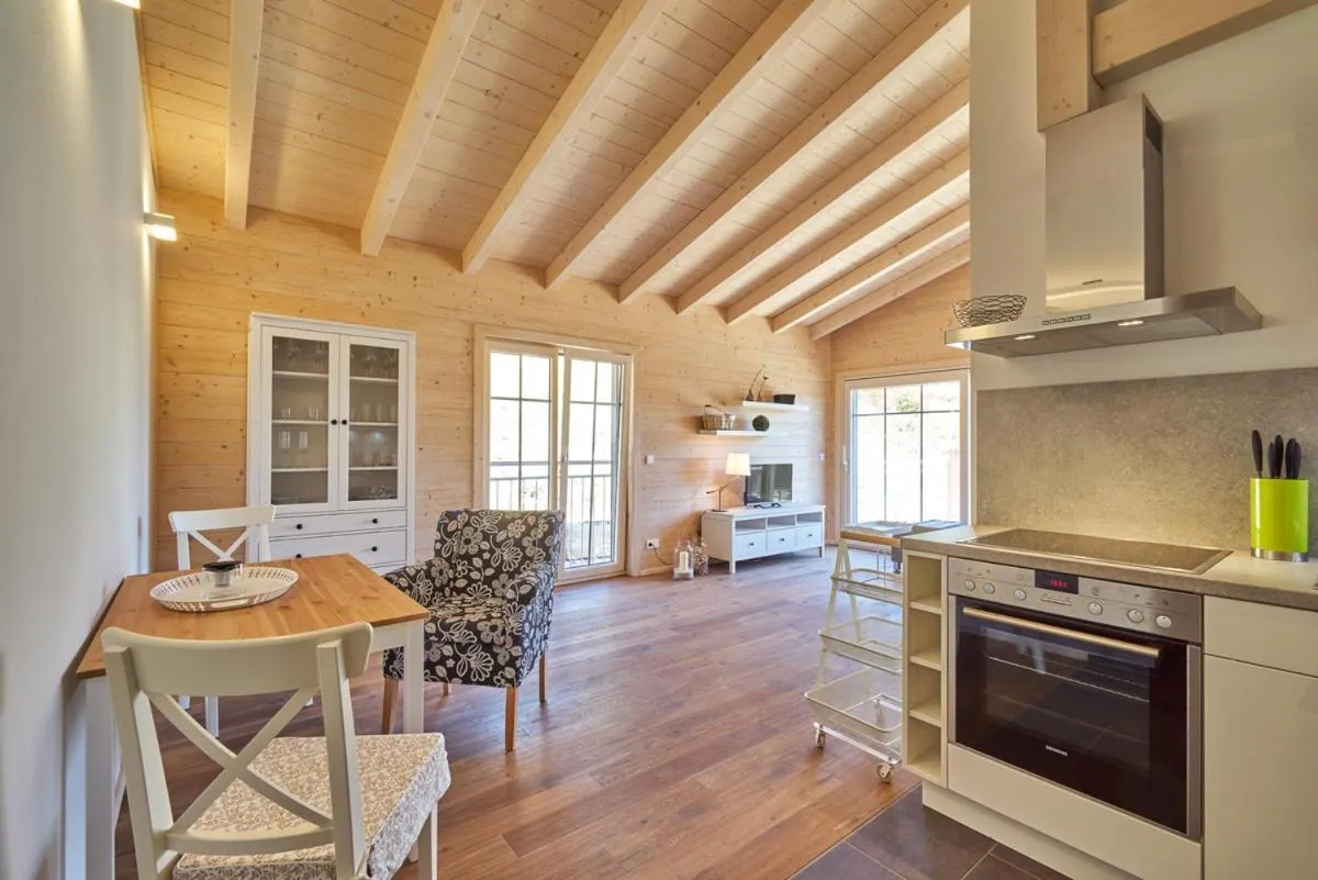 Kitchen or kitchenette in Alb Appartements