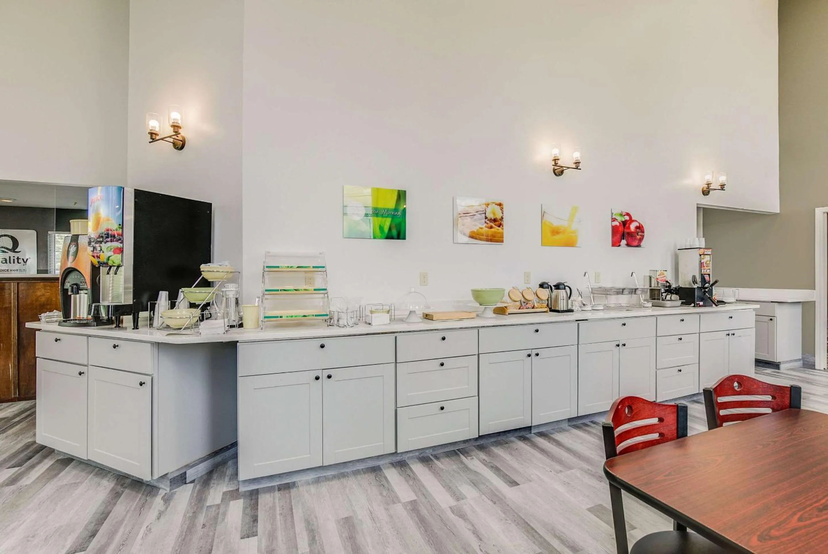 Breakfast in Quality Inn Elberton