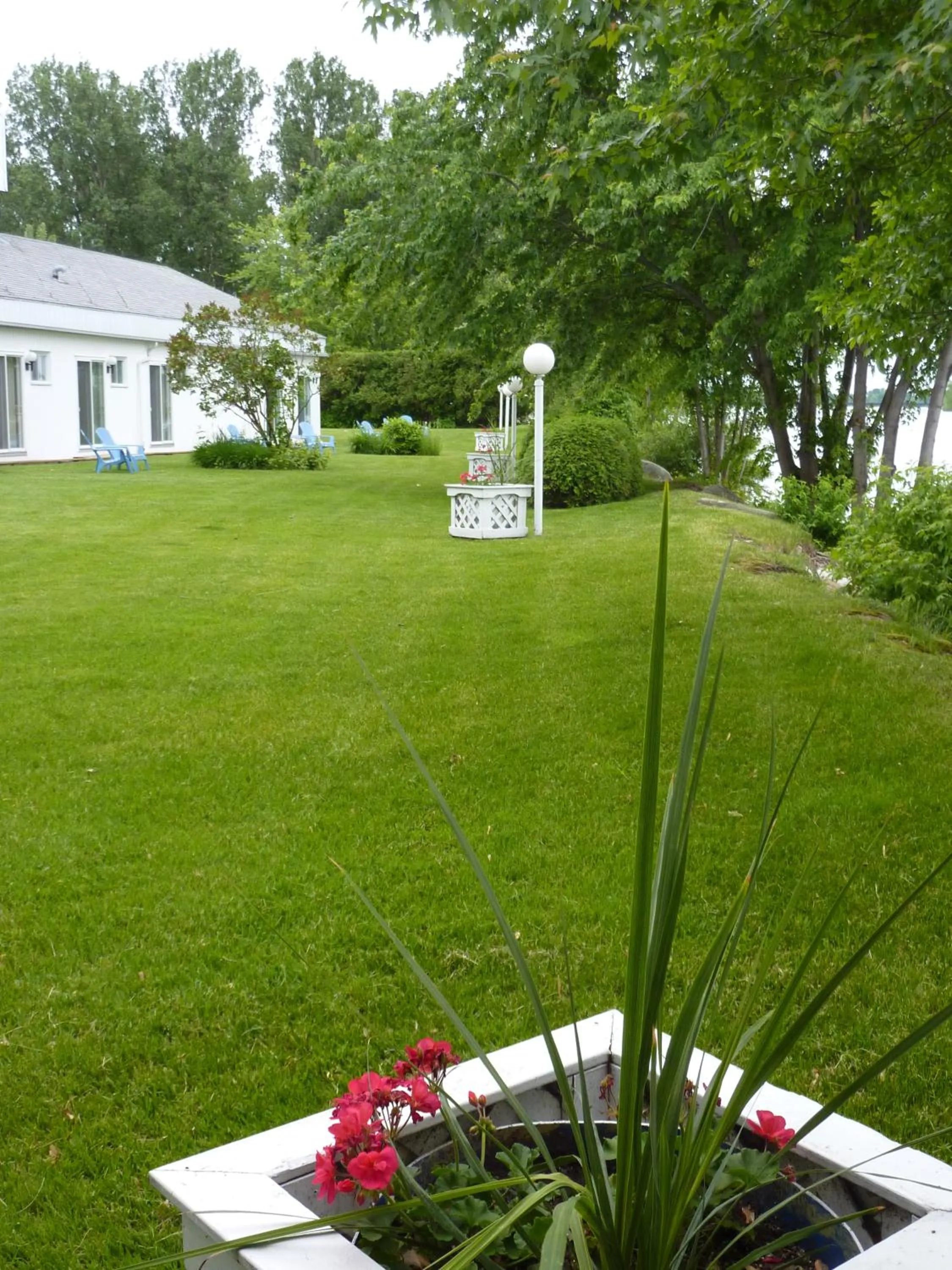 Garden in Motel Belle Riviere