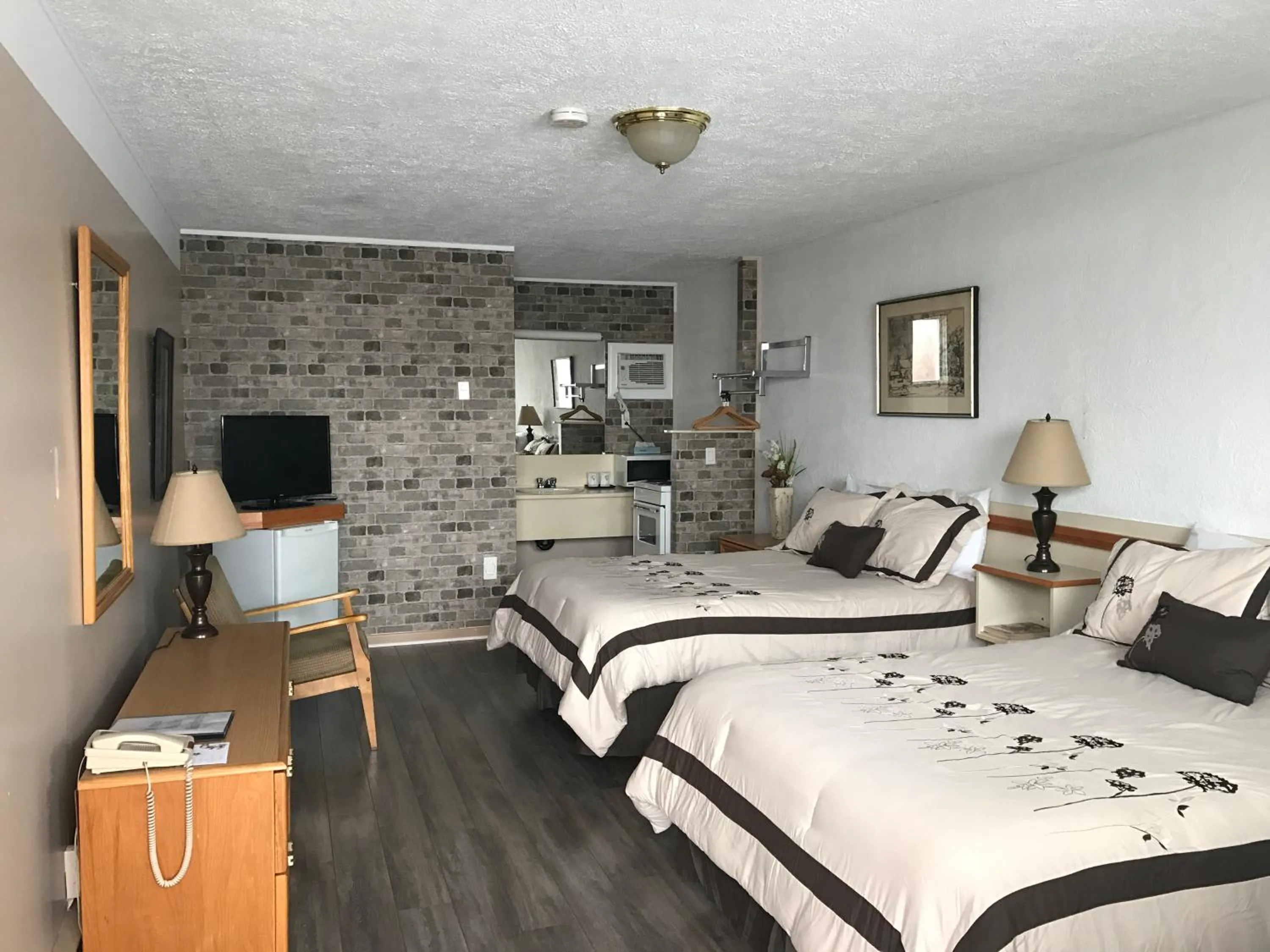 Bedroom, Bed in Motel Belle Riviere