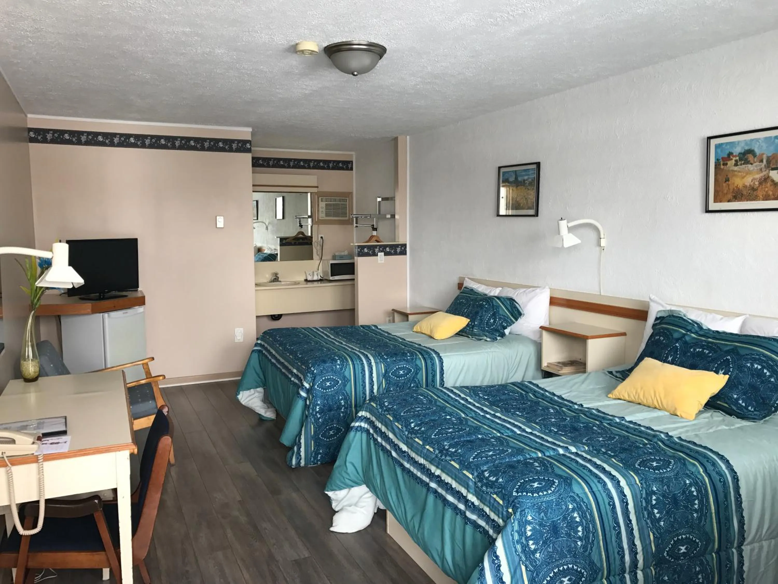 Bedroom, Bed in Motel Belle Riviere