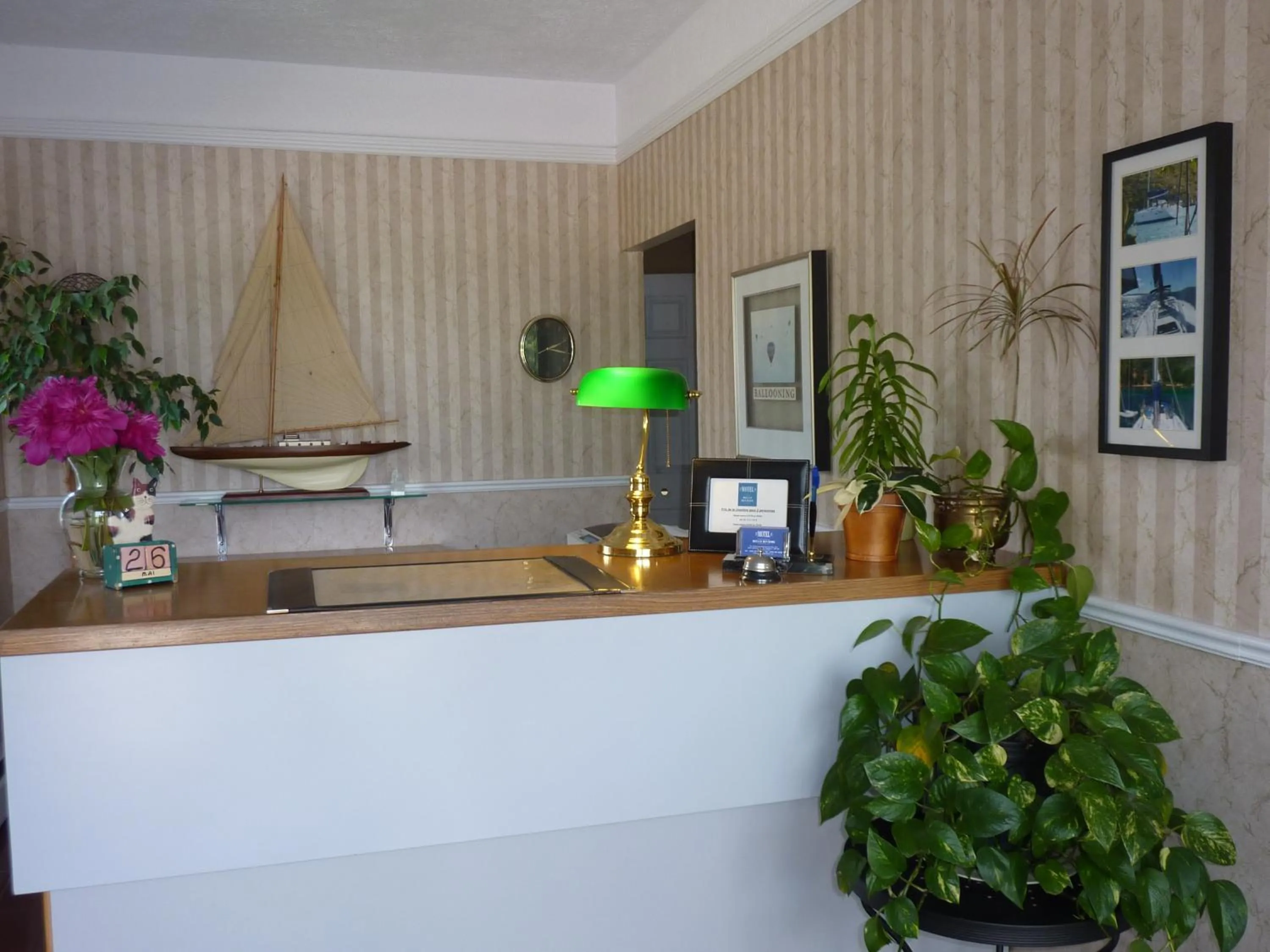 Lobby or reception in Motel Belle Riviere