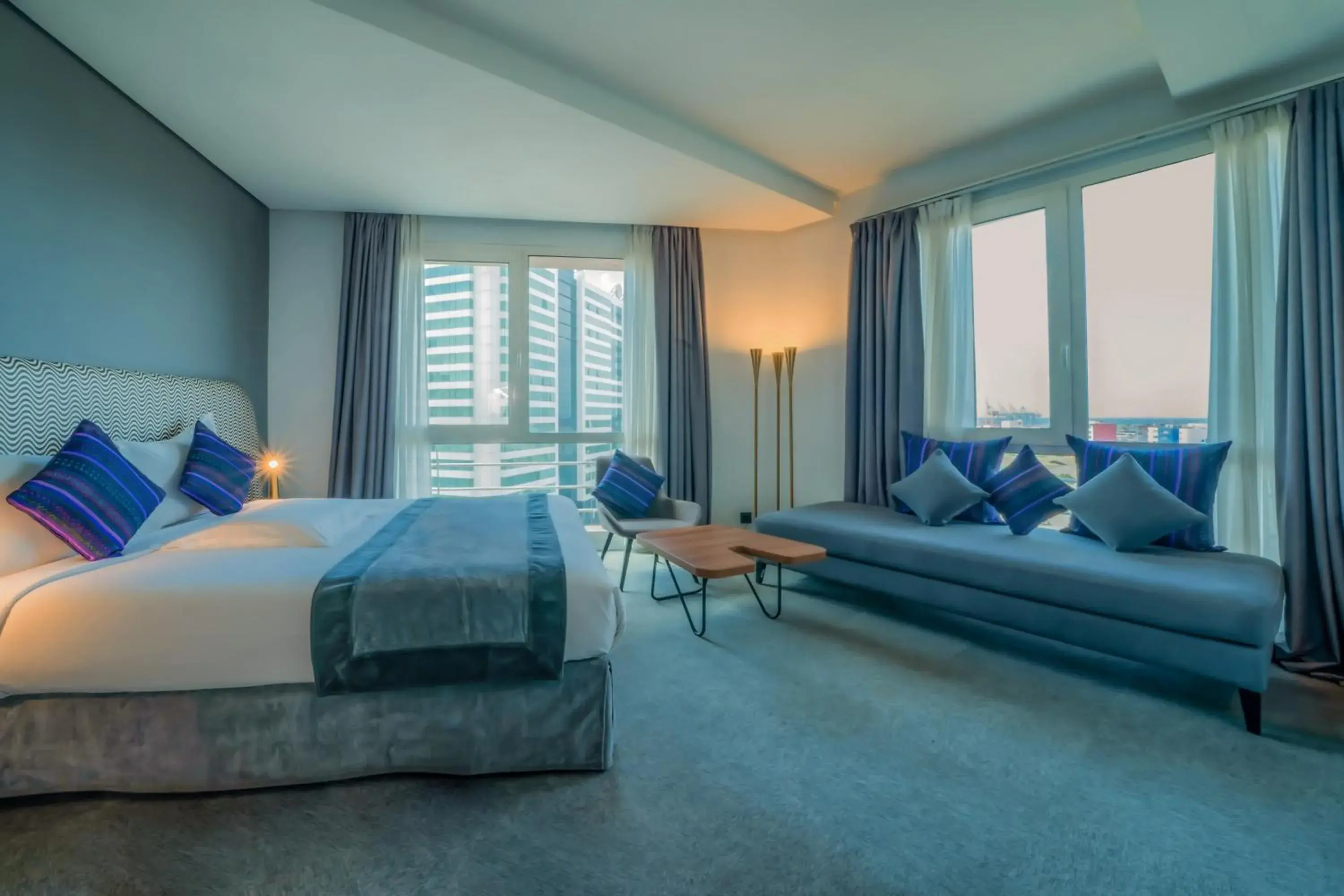 Bedroom, Bed in Kyriad Residence Casablanca Bedroom, Bed in Kyriad Residence Casablanca