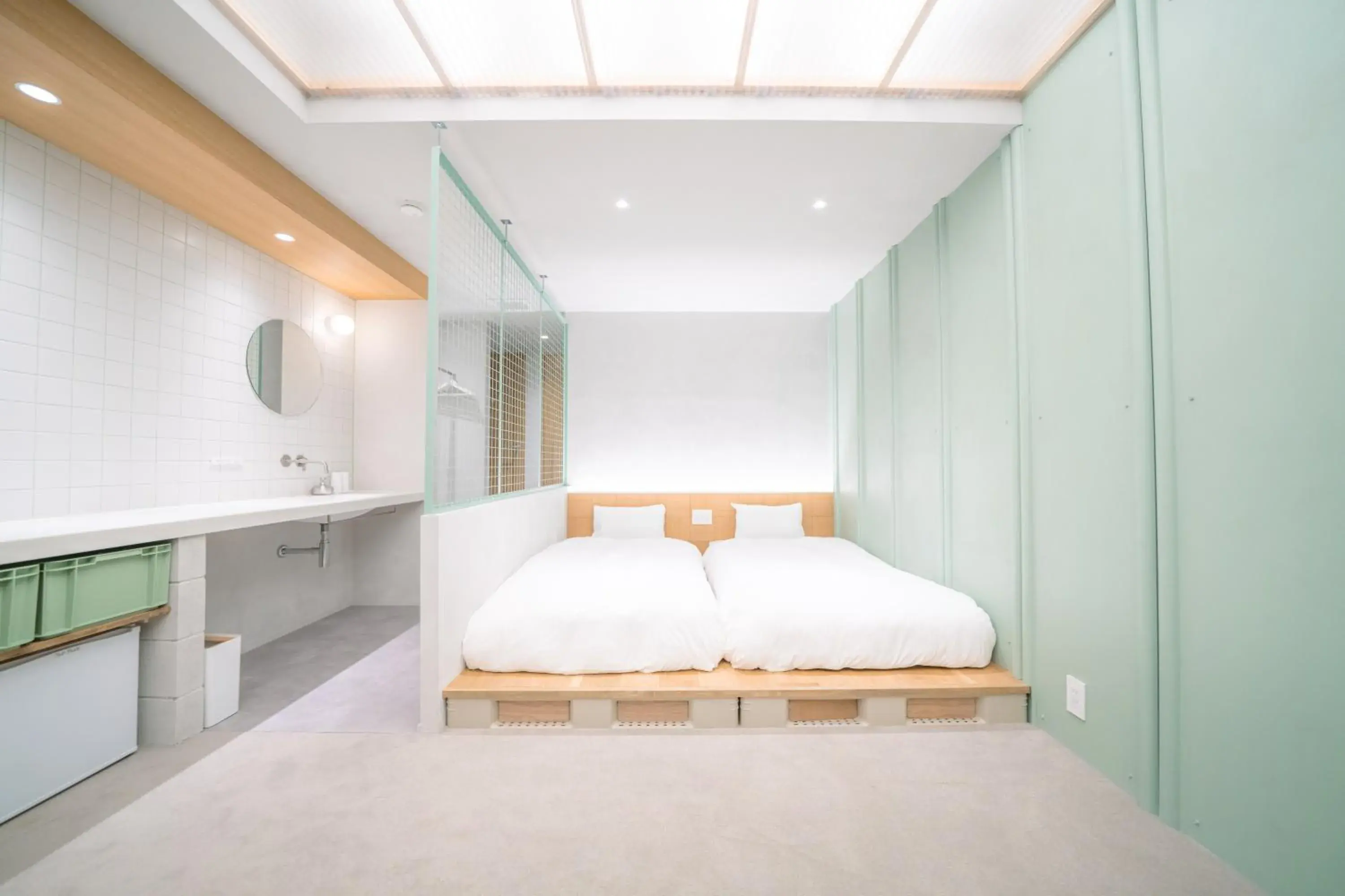 Photo of the whole room, Bed in SEKAI HOTEL Deep Osaka Experience Photo of the whole room, Bed in SEKAI HOTEL Deep Osaka Experience