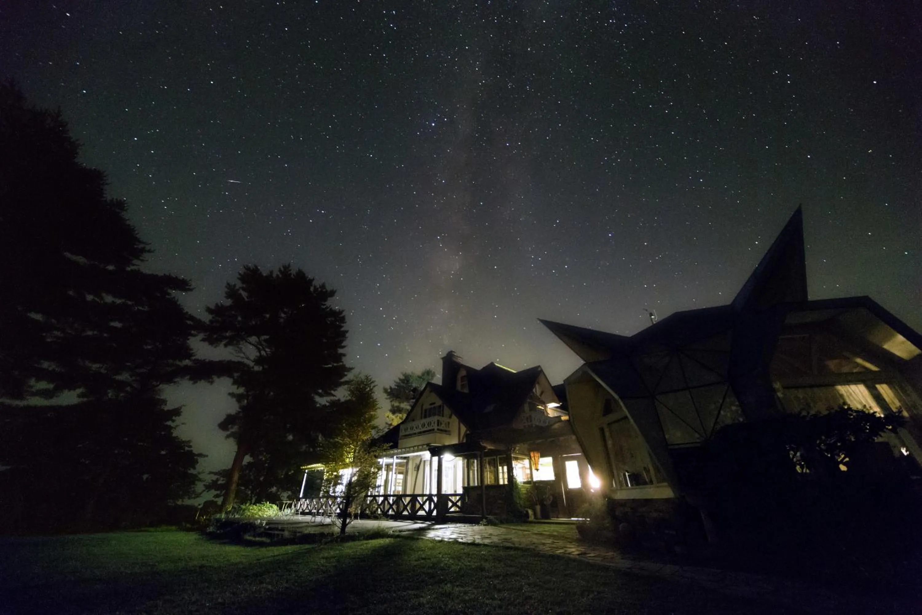 Facade/entrance in Minami Aso Luna Observatory Auberge Mori no Atelier