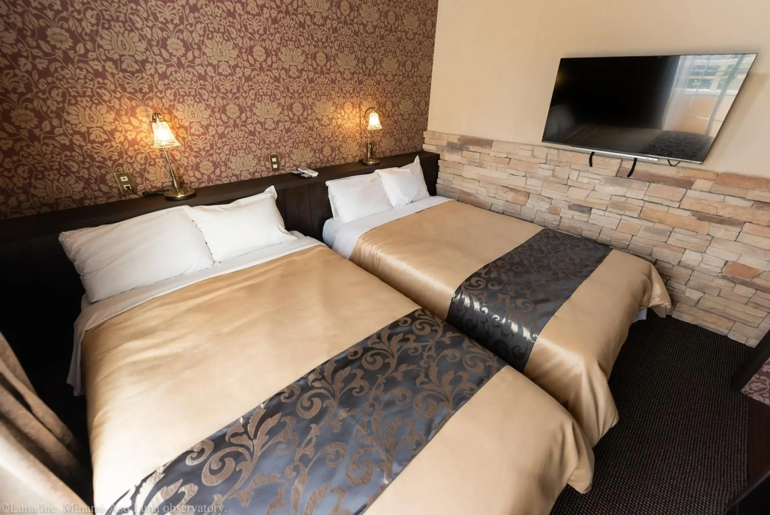 Bedroom, Bed in Minami Aso Luna Observatory Auberge Mori no Atelier Bedroom, Bed in Minami Aso Luna Observatory Auberge Mori no Atelier