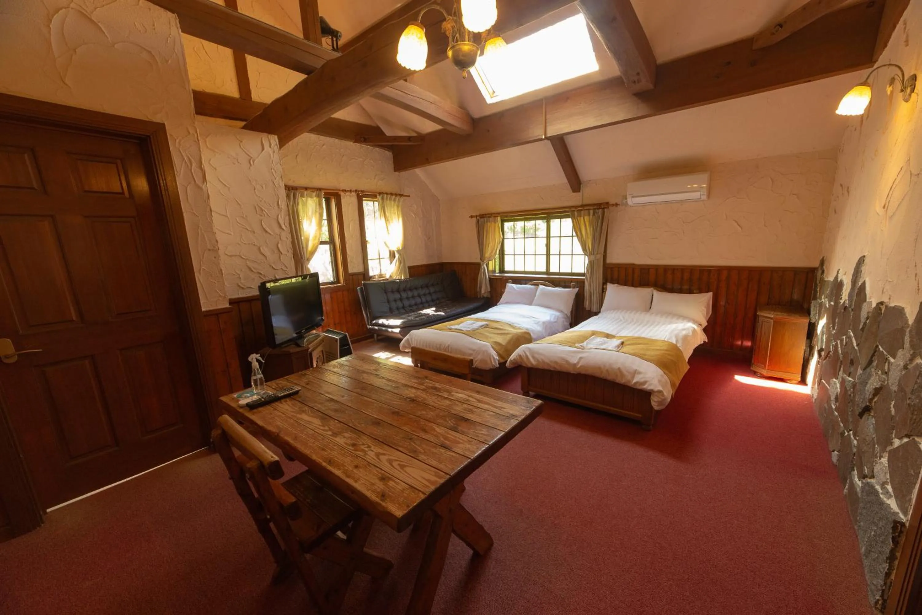 Bedroom, Bed in Minami Aso Luna Observatory Auberge Mori no Atelier