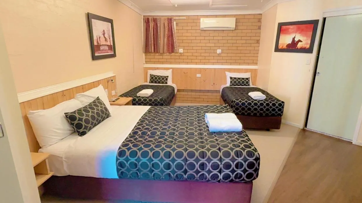 Bed in Winchester Motel