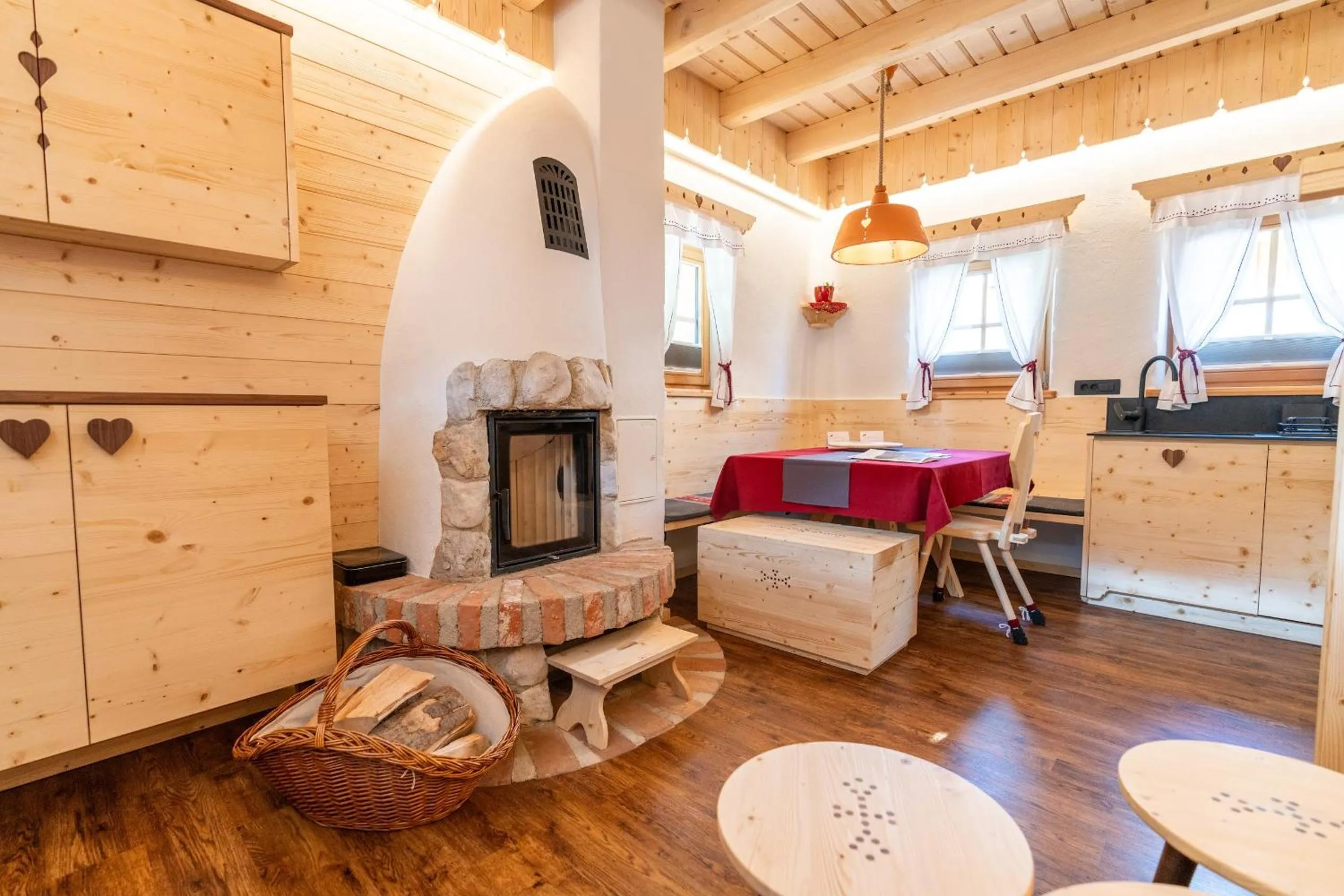 Living room in ALPIK Chalets - Bohinj