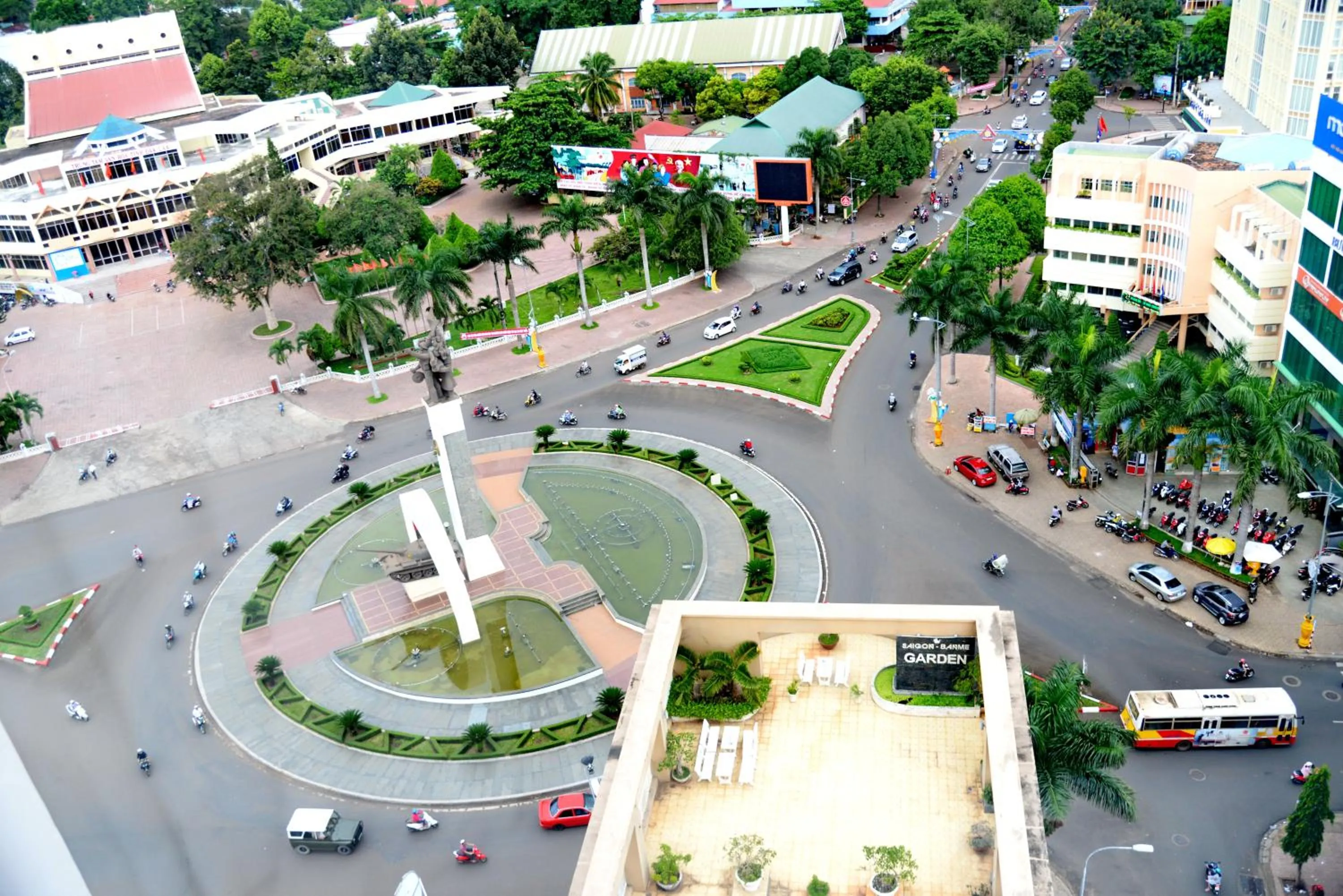 City view in Sai Gon Ban Me Hotel