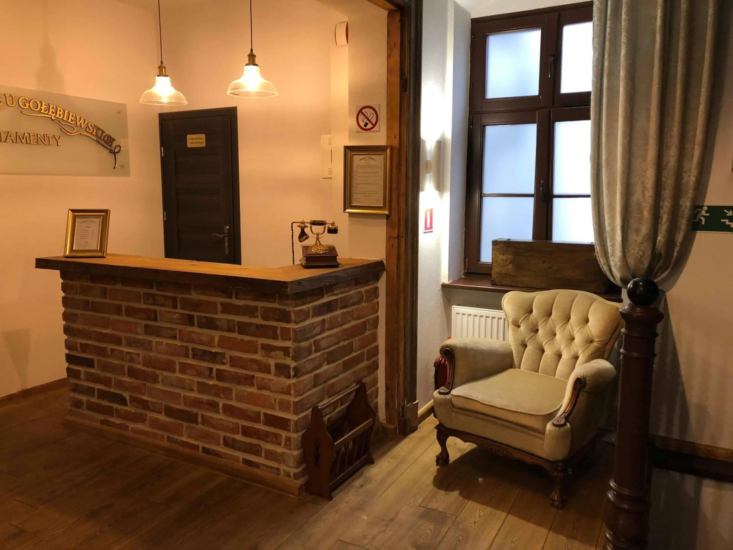Lobby or reception in Apartamenty Mieszczańskie u Gołębiewskich