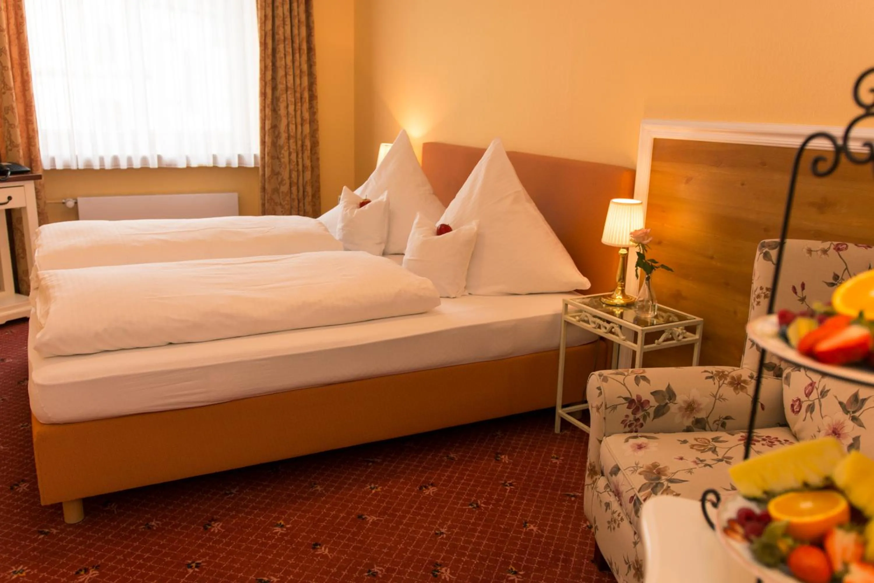 Bed in Hotel-Restaurant Schettel
