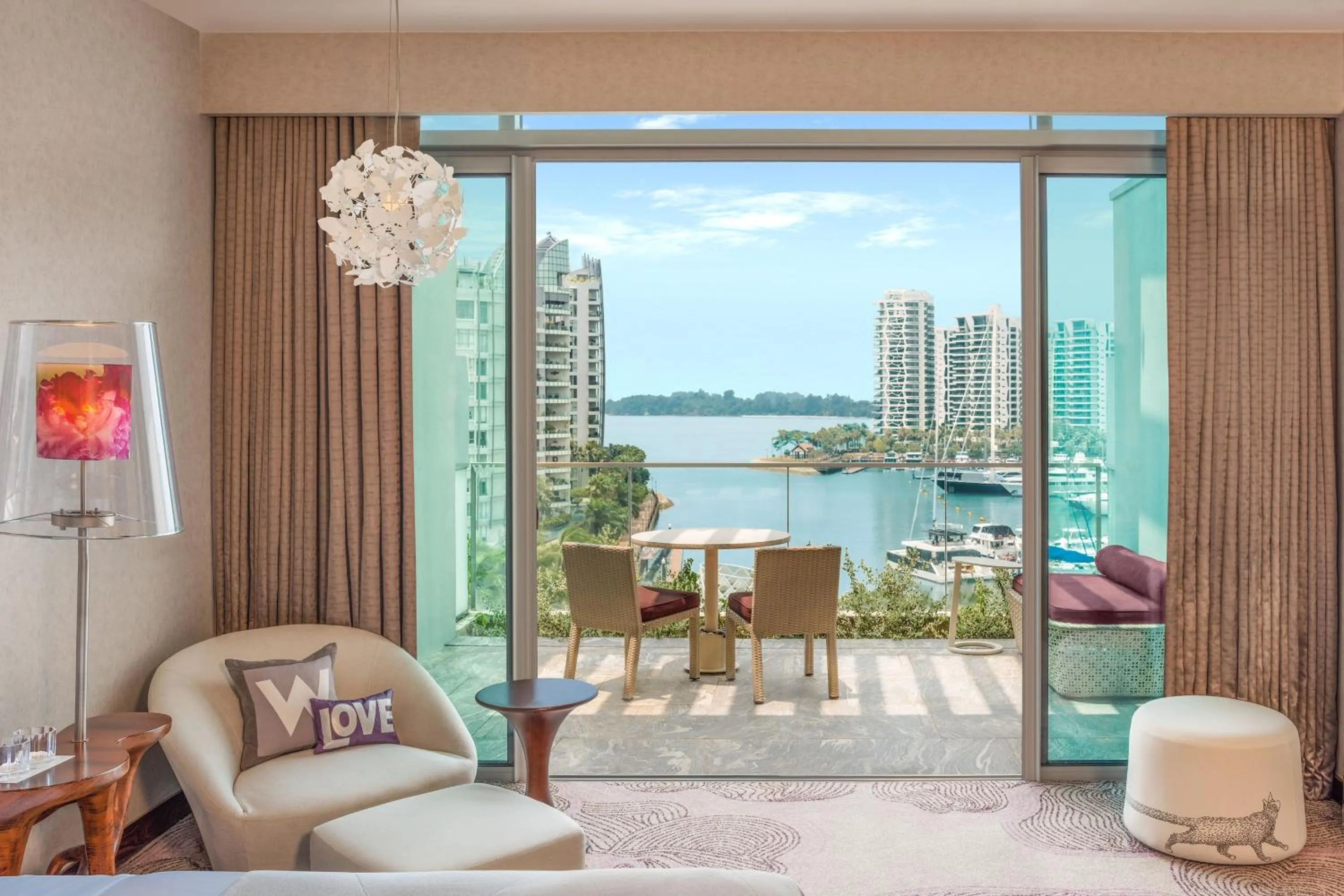 Photo of the whole room in W Singapore - Sentosa Cove, Newly Renovated