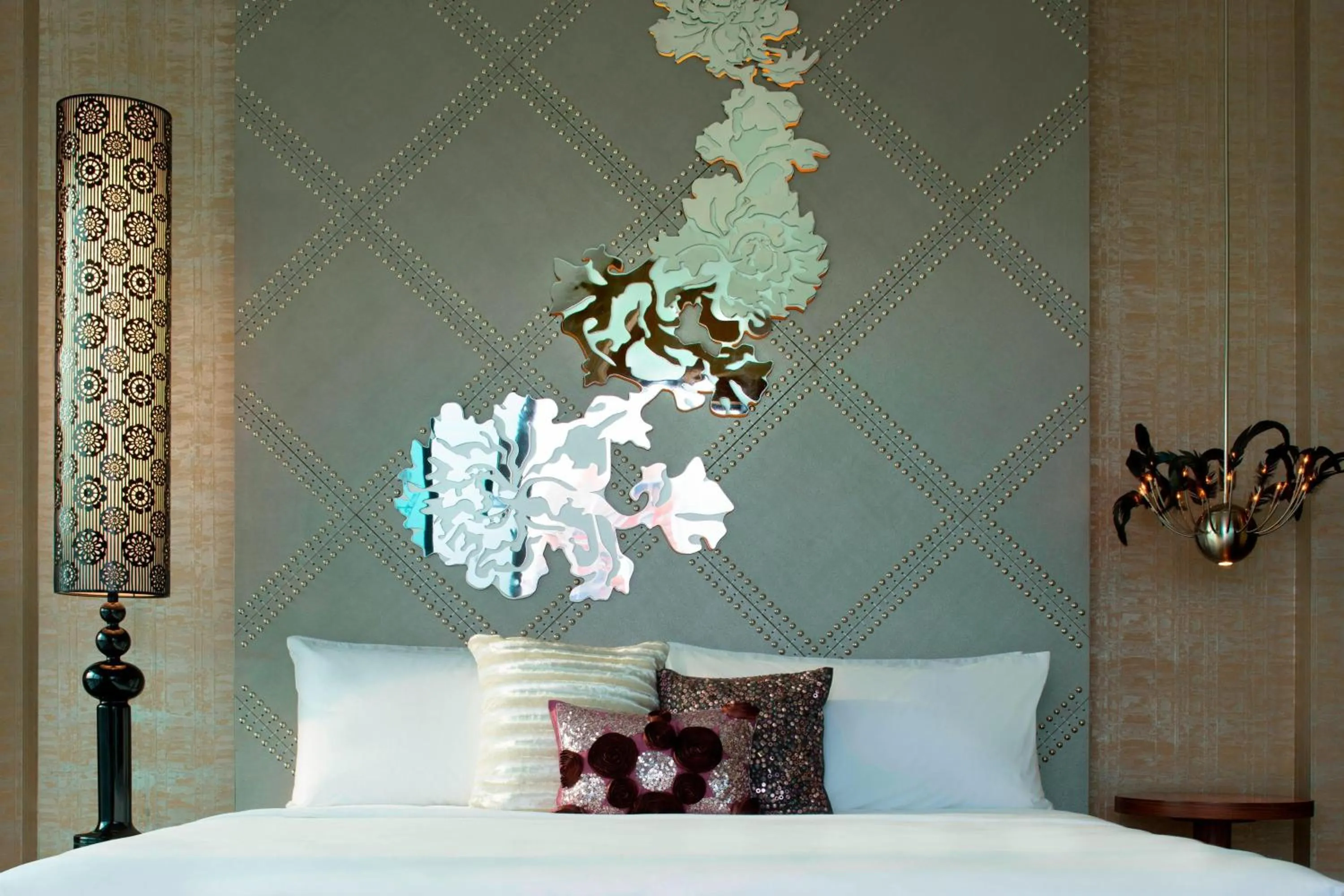 Bedroom, Bed in W Singapore - Sentosa Cove, Newly Renovated