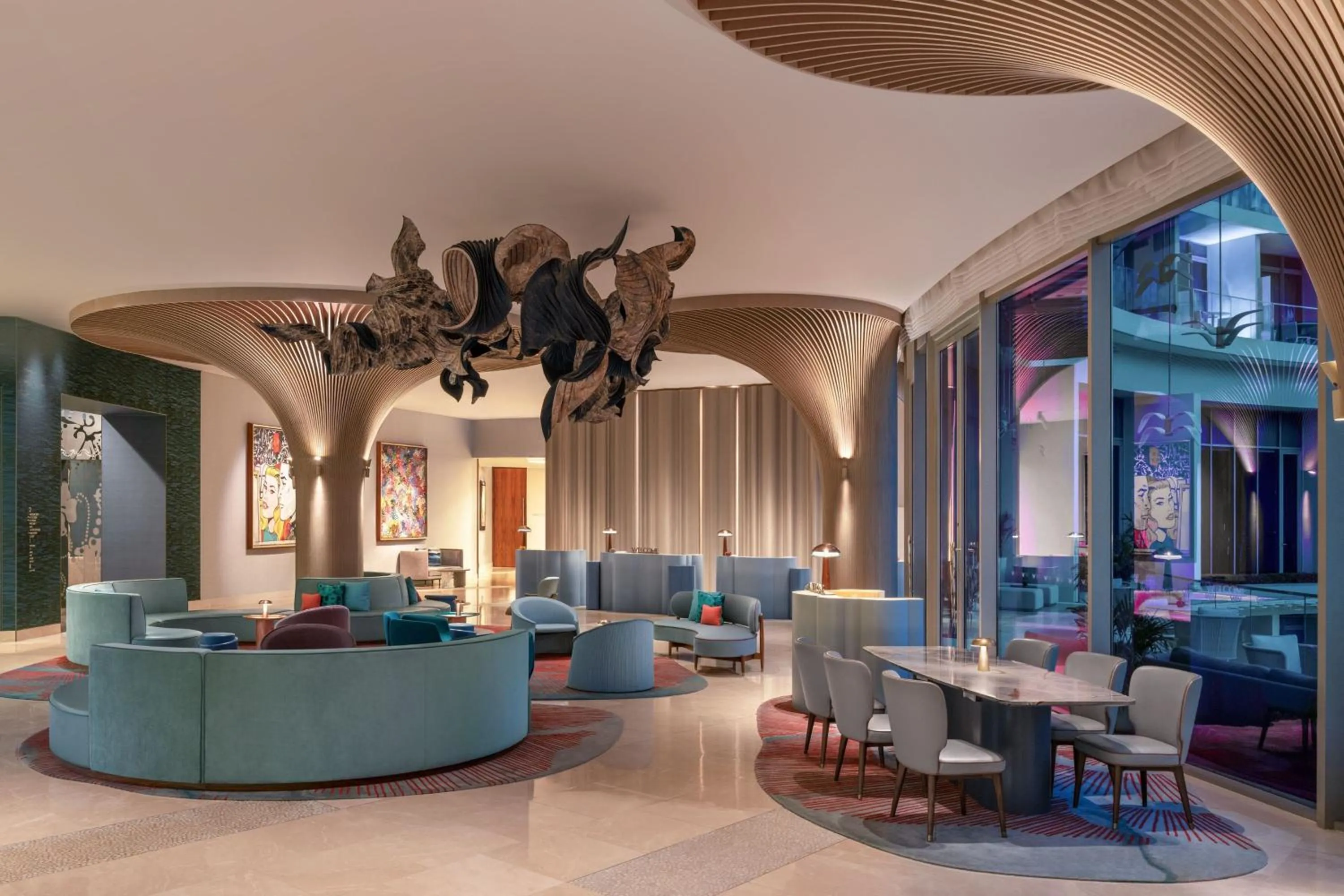 Lobby or reception in W Singapore - Sentosa Cove, Newly Renovated