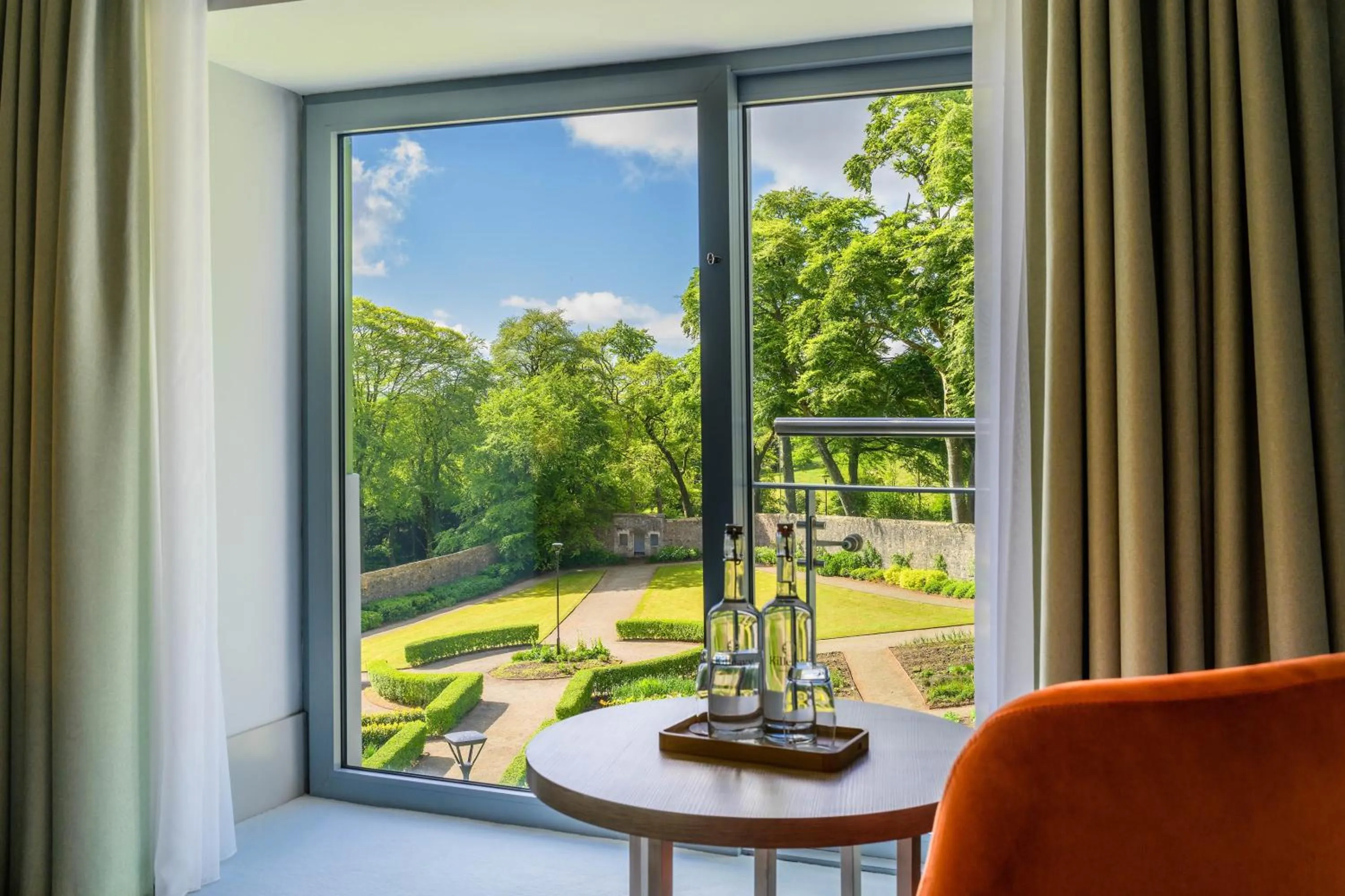 Garden view in Killeavy Castle Estate