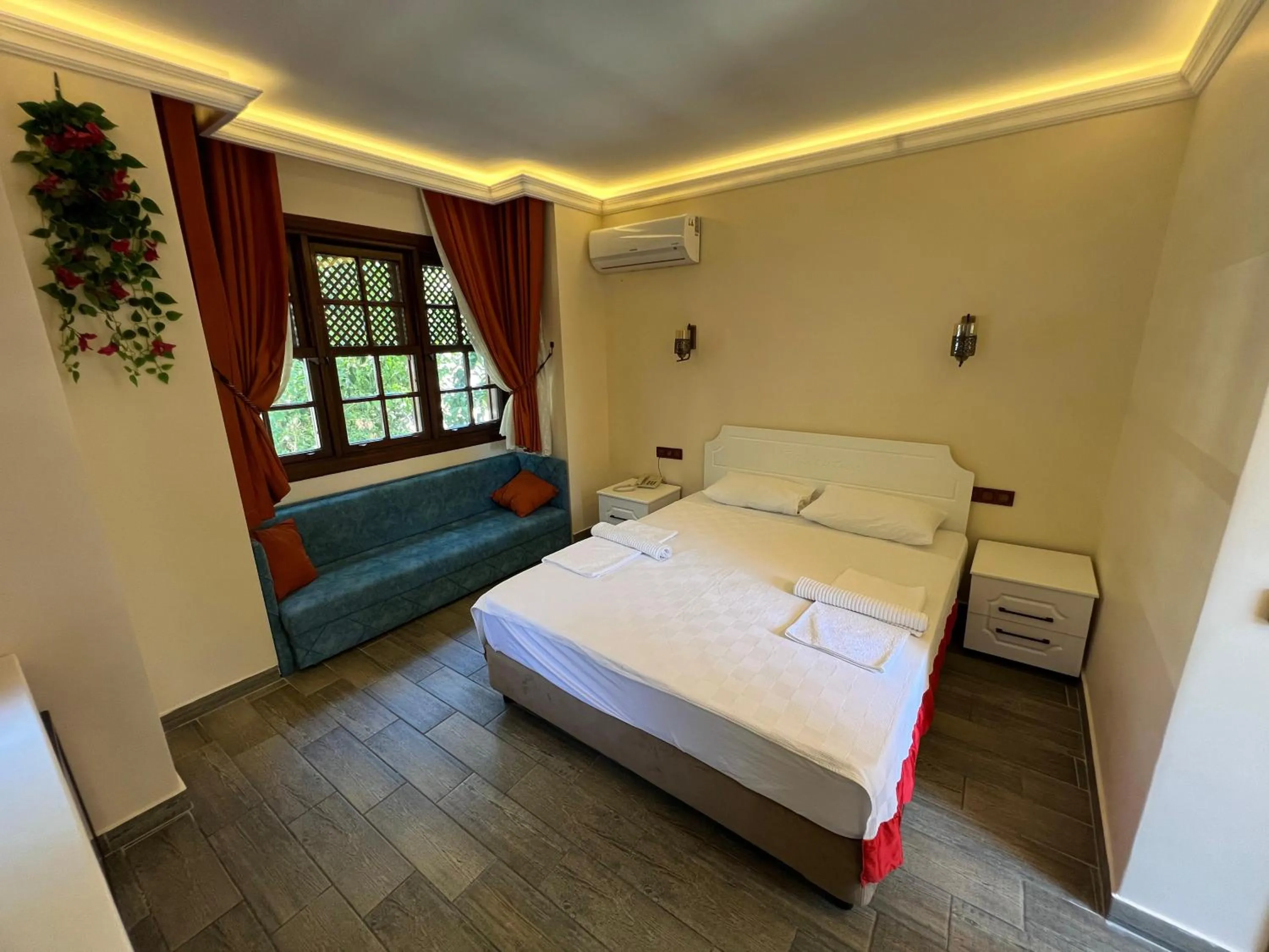 Bed in Kaliptus Hotel