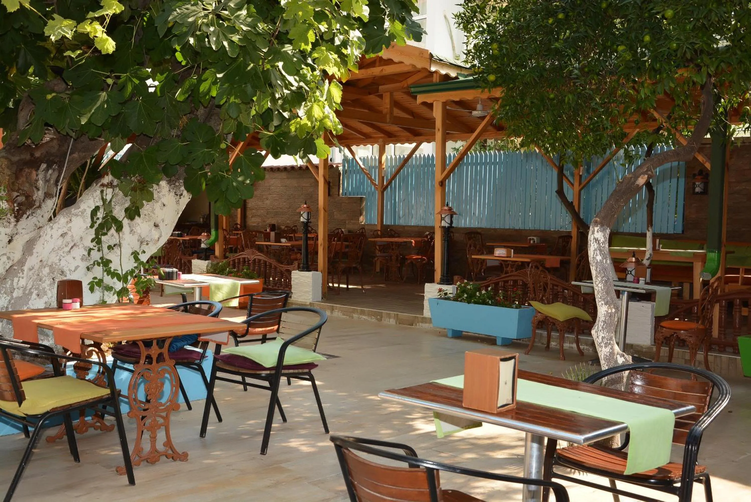Patio in Kaliptus Hotel