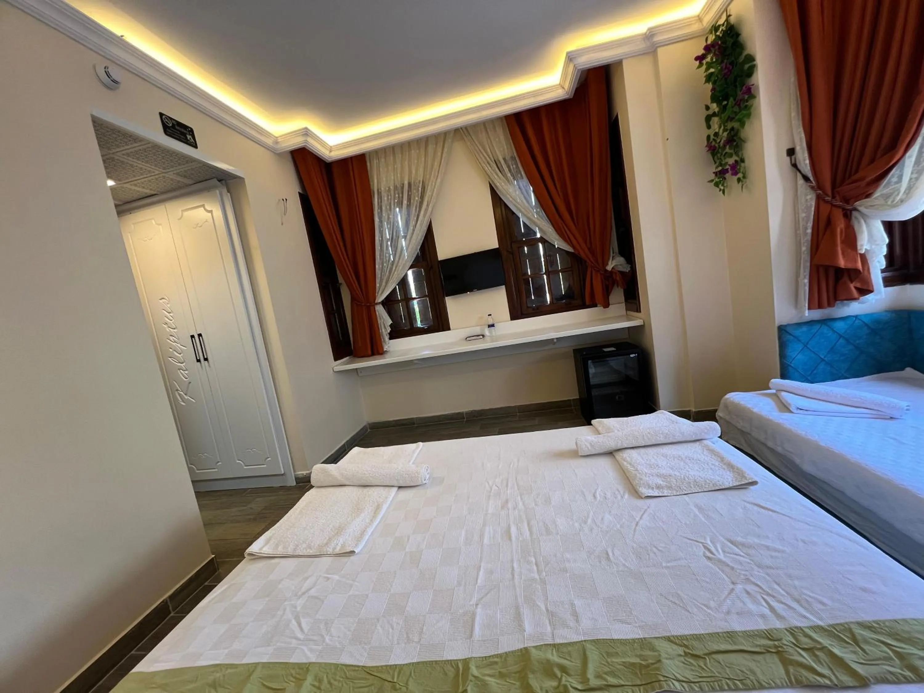 Bed in Kaliptus Hotel