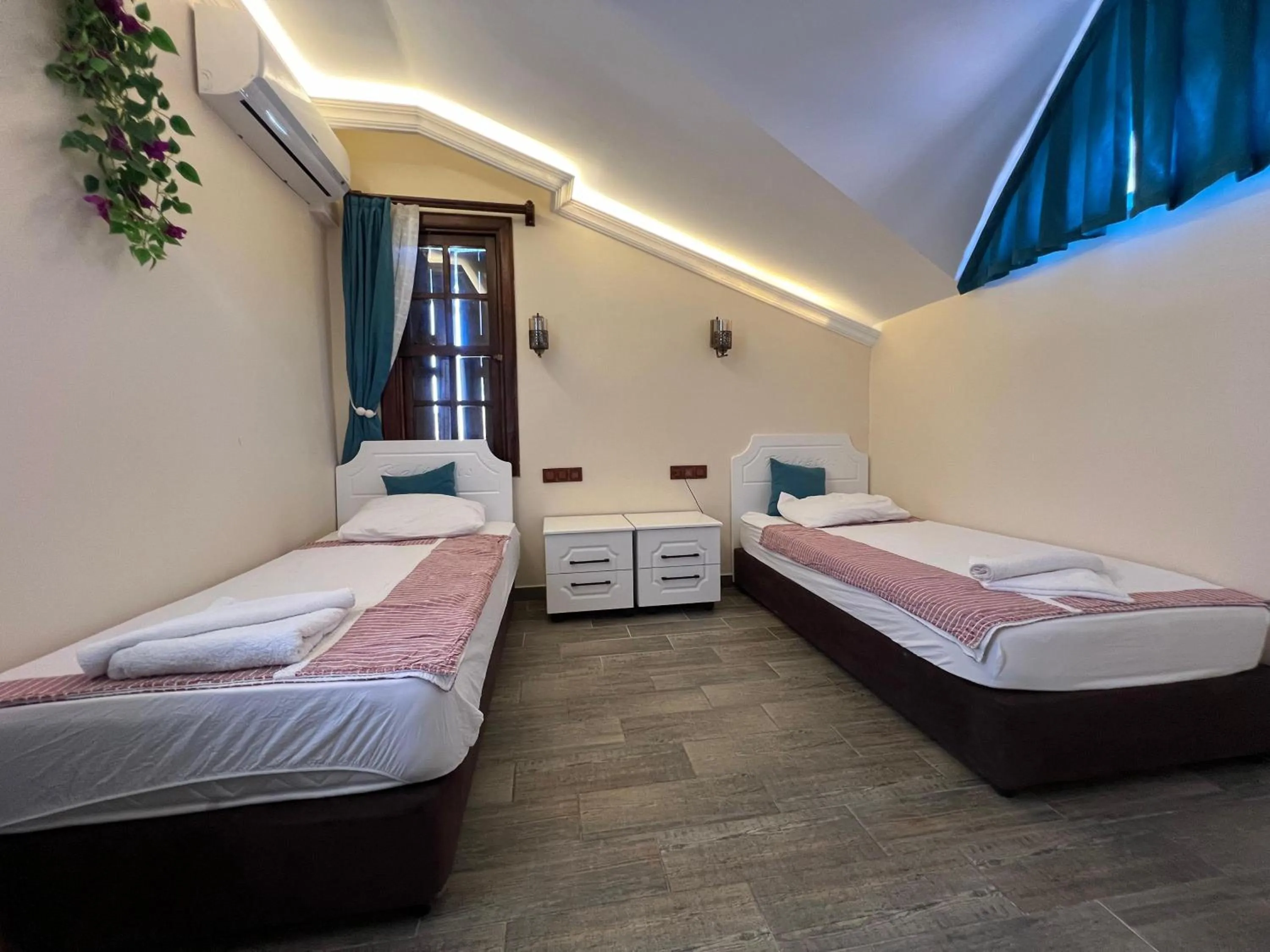 Bed in Kaliptus Hotel