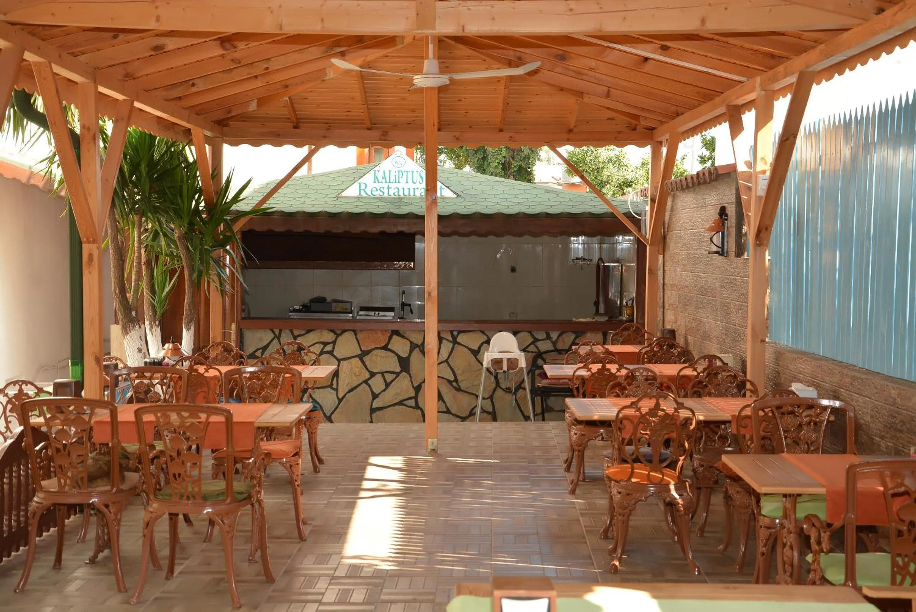 Garden view in Kaliptus Hotel