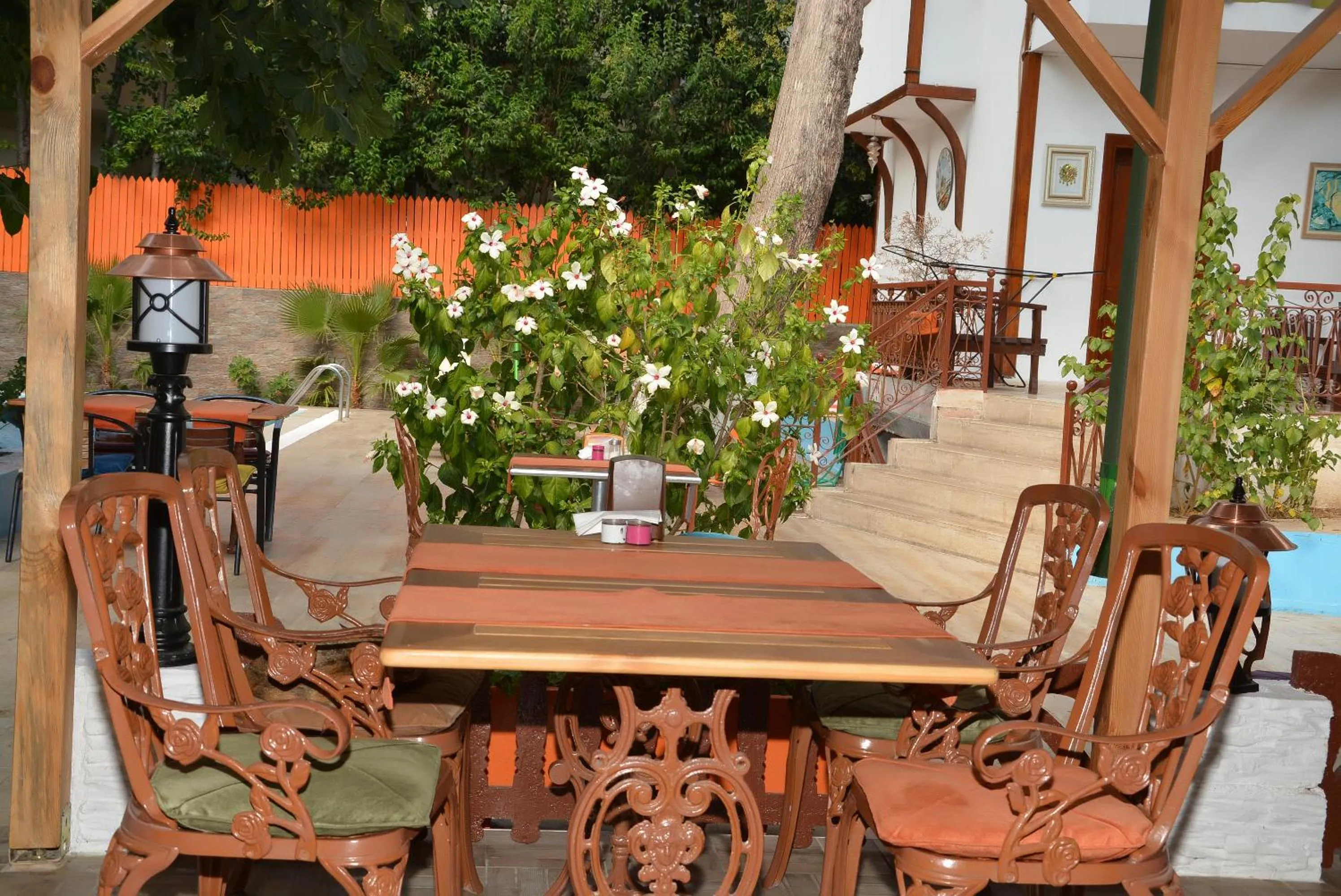 Dining area in Kaliptus Hotel
