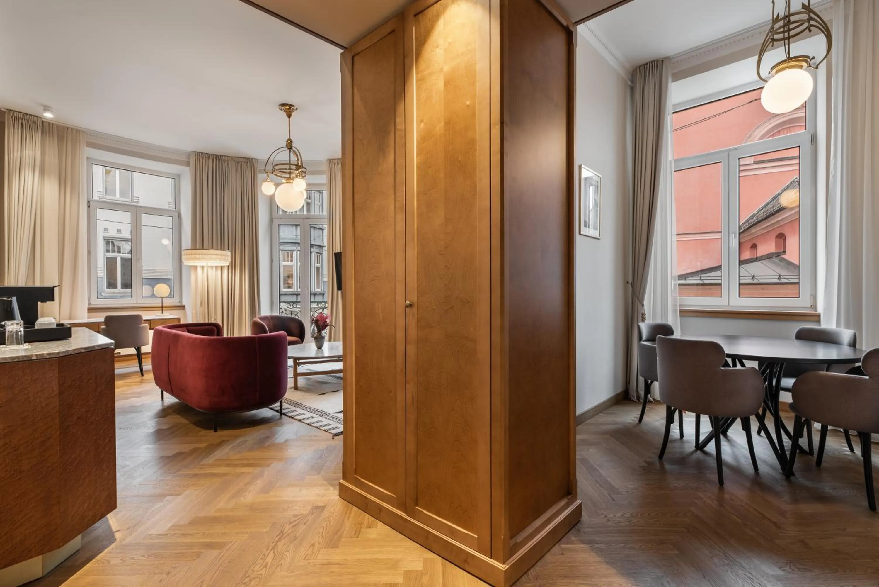 Living room in Grand Hotel Union Eurostars