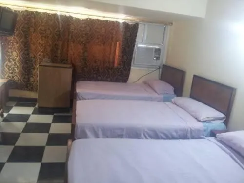Bed in Nubian oasis hotel
