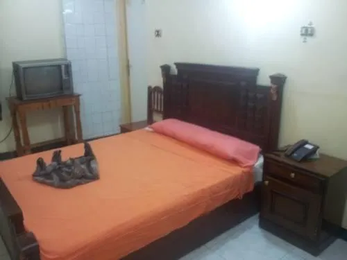 Bed in Nubian oasis hotel