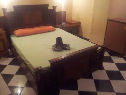 Bed in Nubian oasis hotel
