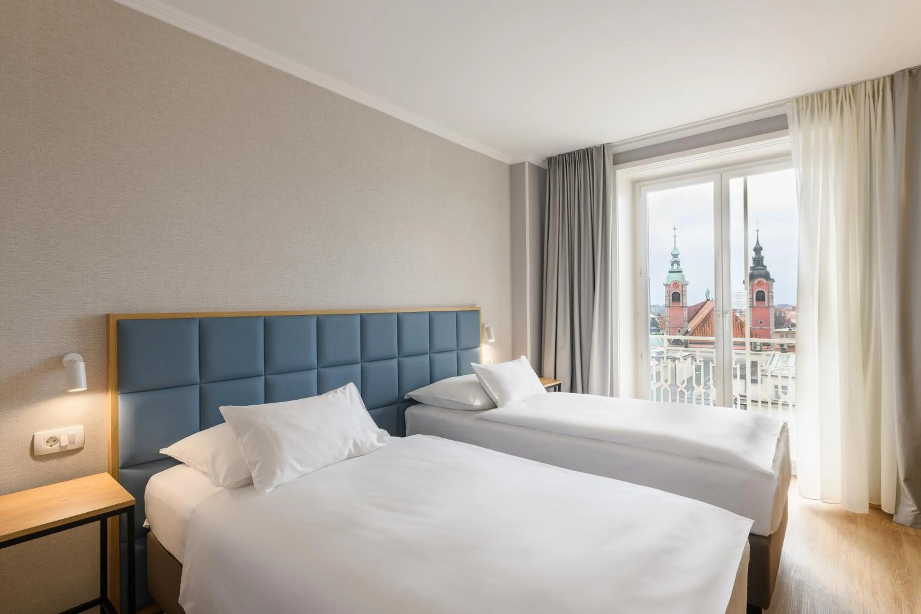 Bed in Eurostars uHOTEL