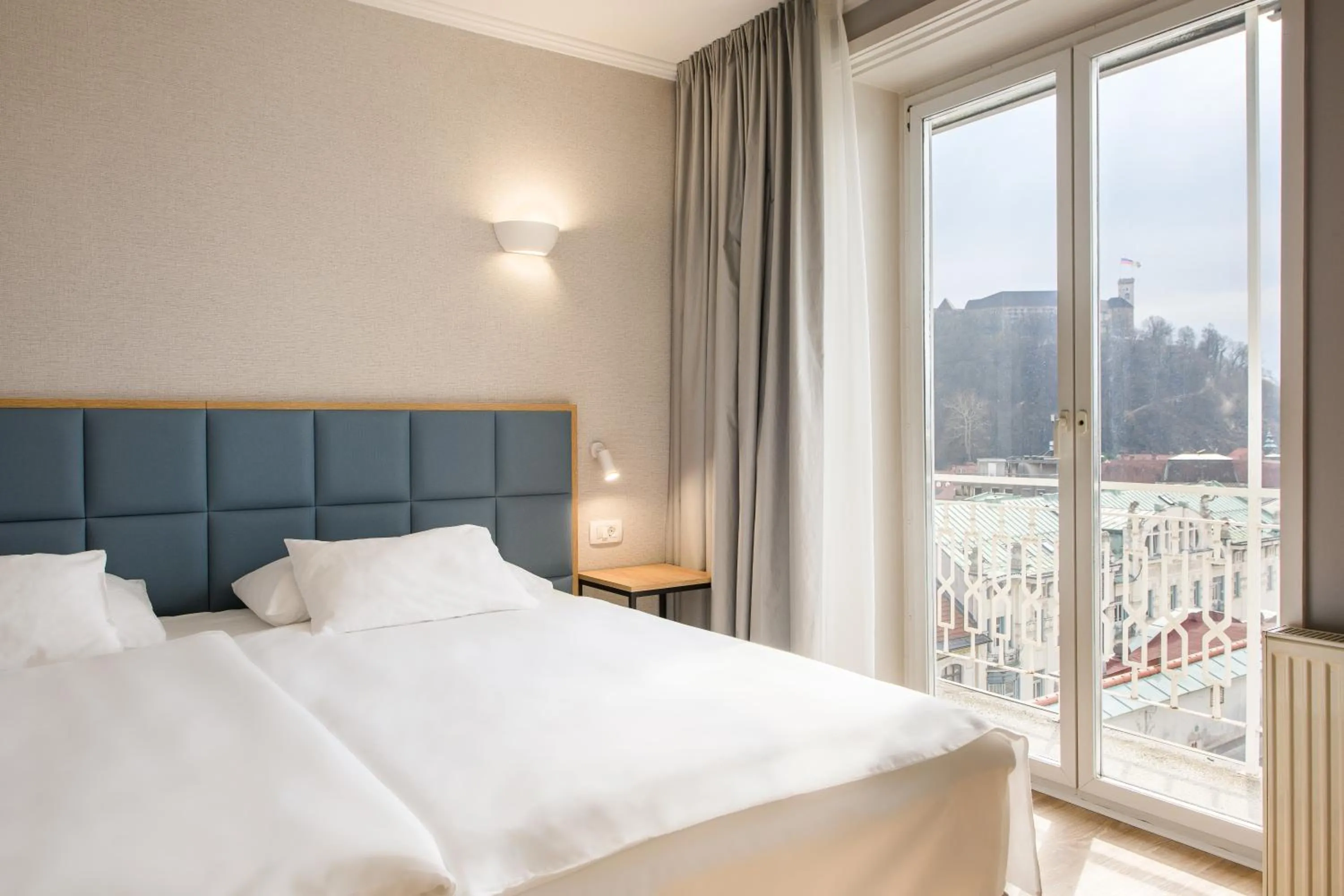 Bed in Eurostars uHOTEL