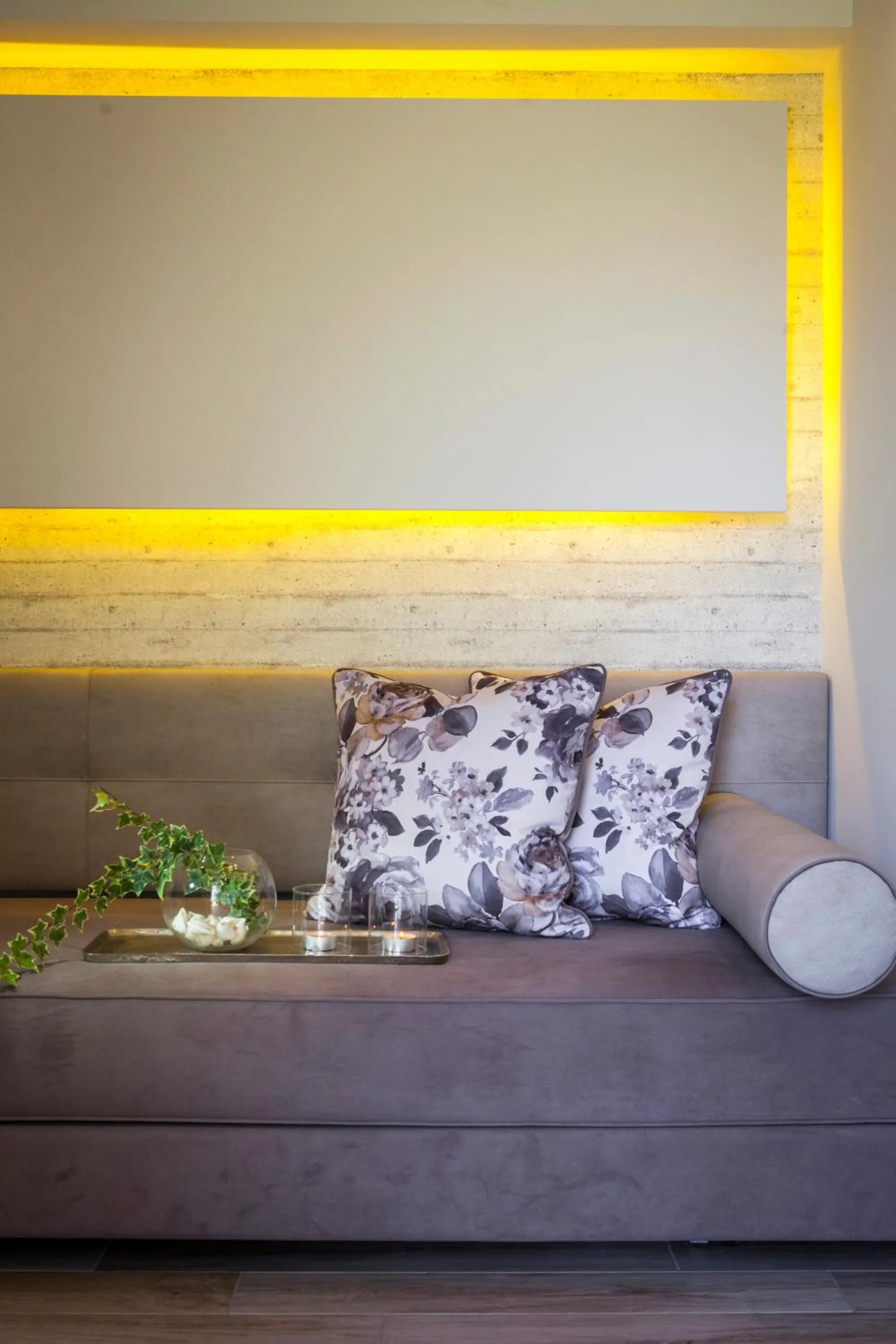 Living room in Luxury Villa Fotini